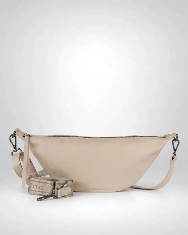 harbour-2nd-novalie-moonbag-cream-leder-umh-ngetasche image 1