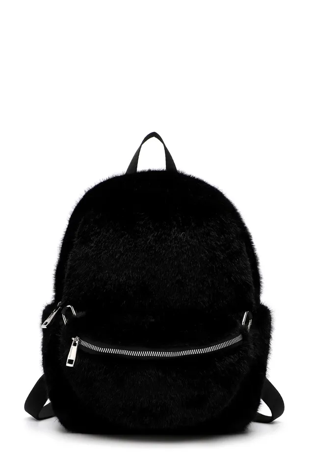 emily-noah-lucina-65755-rucksack-schwarz-kunstfell image 1