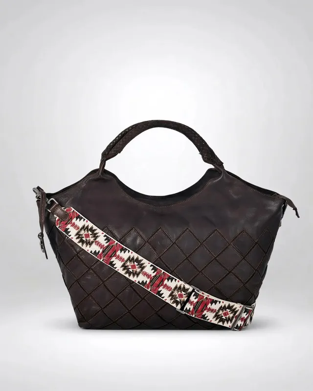 harbour-2nd-venezia-handtasche-brown-shopper-rindleder image 1