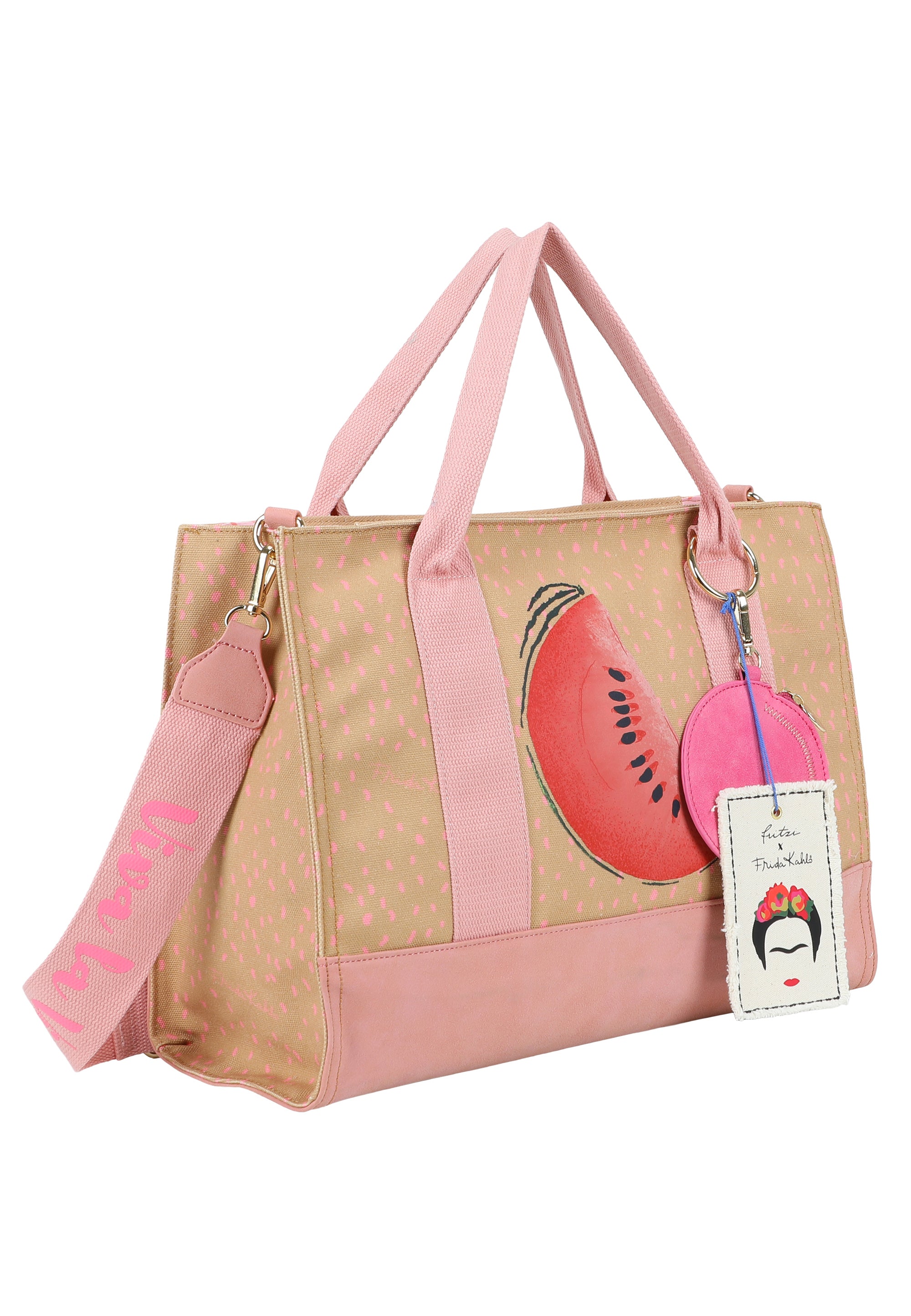 fritzi-canvas-tote-bag-frida-kahlo-limited-melon-tote image 7