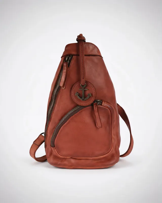 harbour-2nd-anchorlove-weibke-bodybag-cognac image 1
