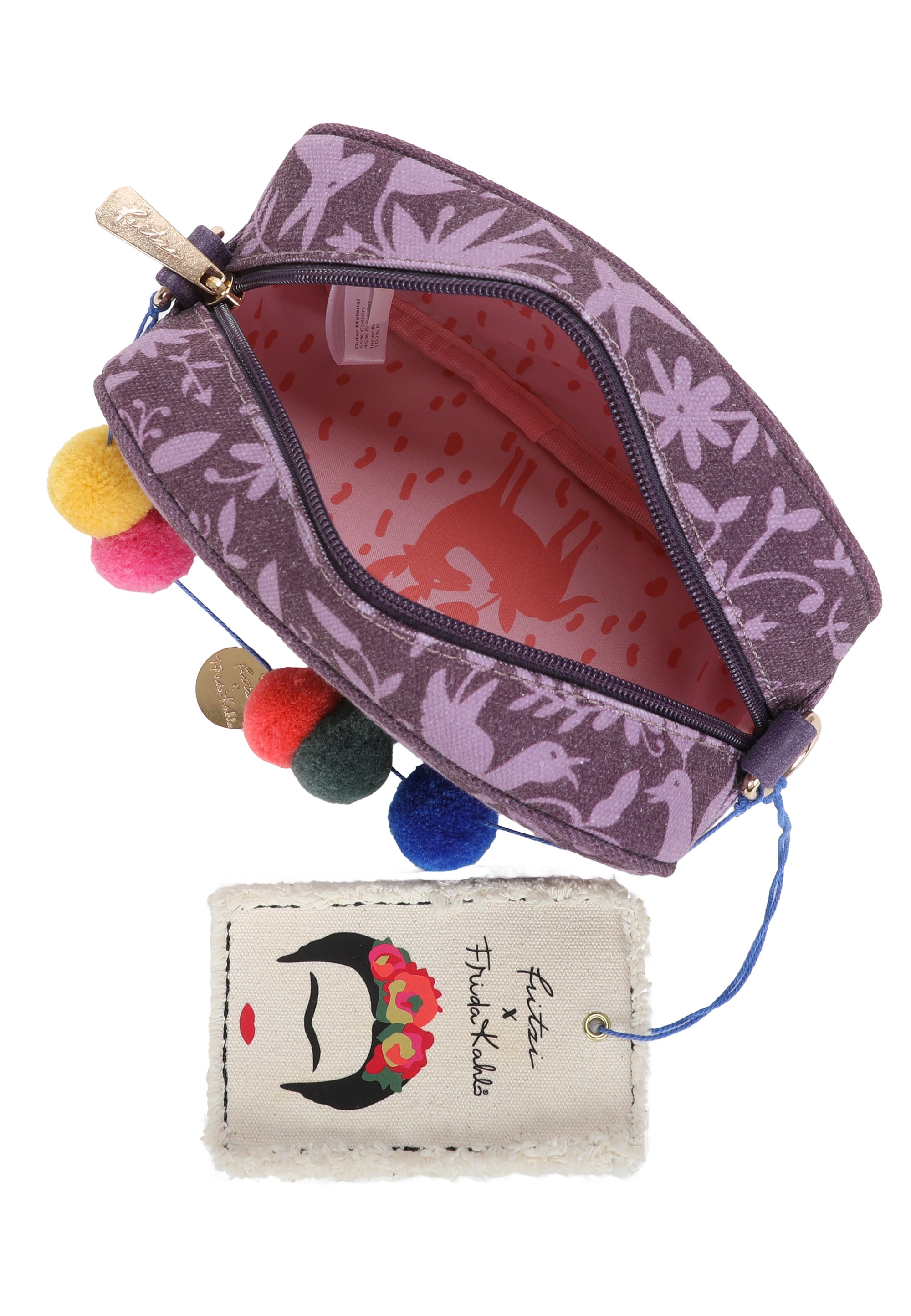 fritzi-x-frida-kahlo-easy-go-minitasche-kosmetiktasche-nature-folk image 4