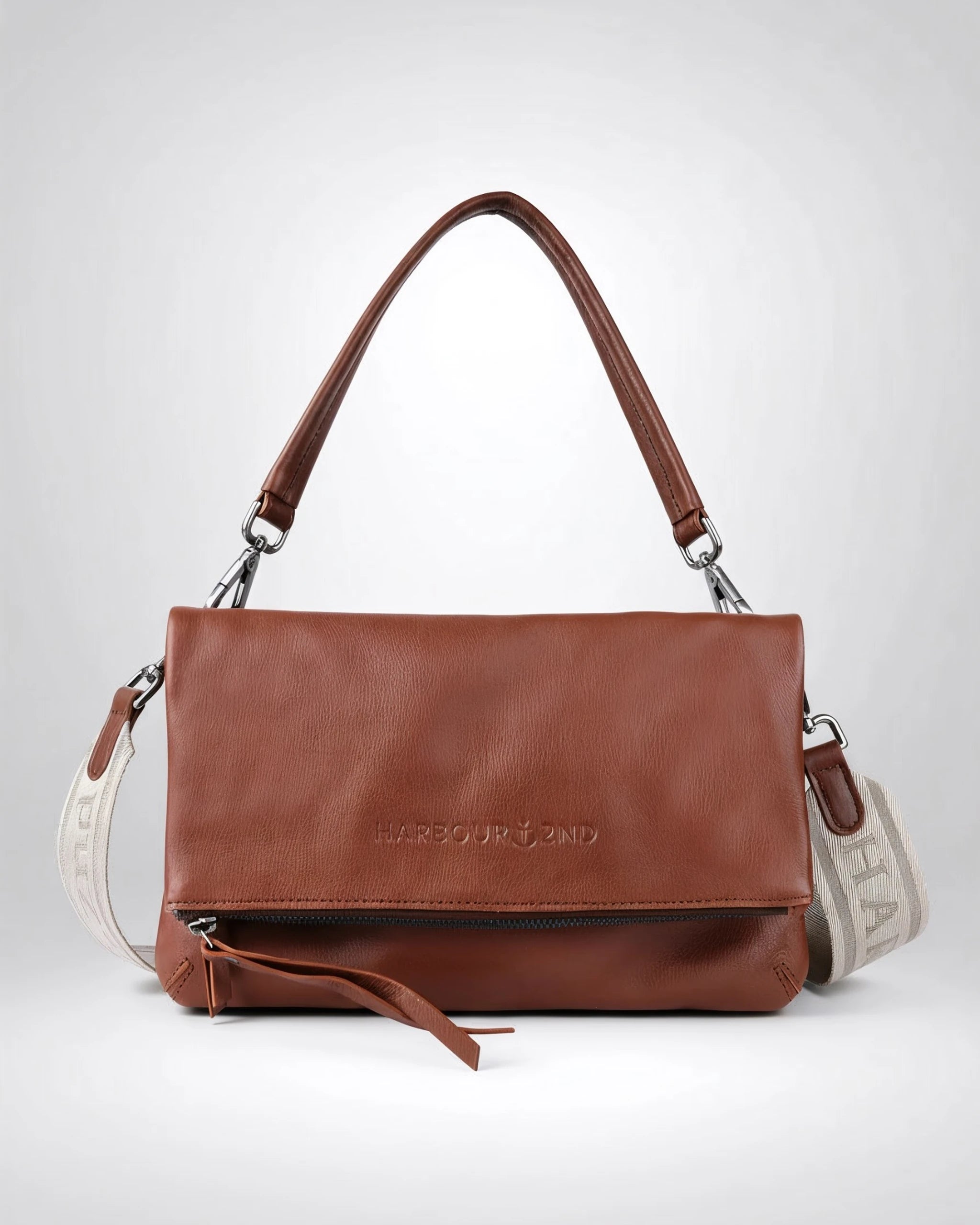 harbour-2nd-justpure-anika-handtasche-leder-ash image 2