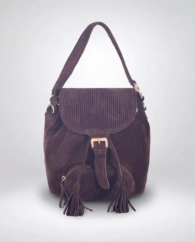 harbour-2nd-aponi-cord-rucksack-brown-veloursleder image 1
