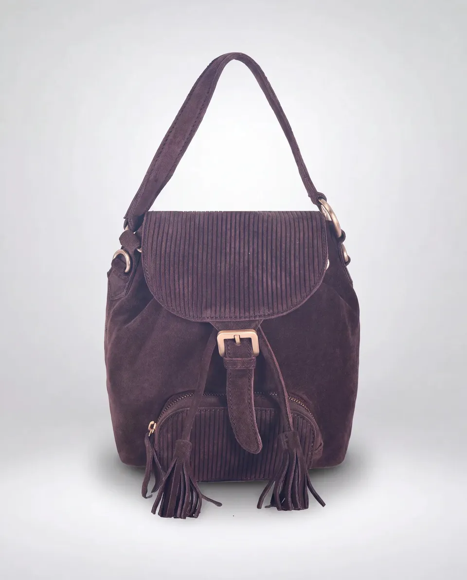 harbour-2nd-aponi-cord-rucksack-brown-veloursleder image 1