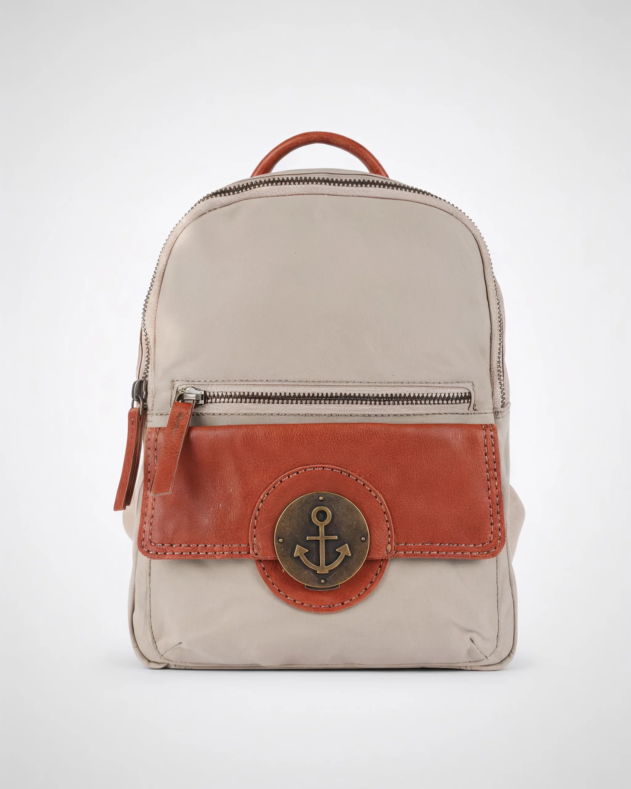 harbour-2nd-anchorlove-azalea-rucksack-khaki-cognac-canvas image 1