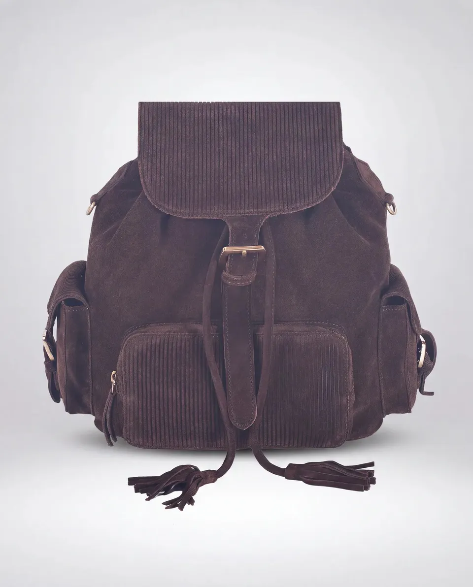 harbour-2nd-anchorlove-zaltana-rucksack-braun-veloursleder image 1