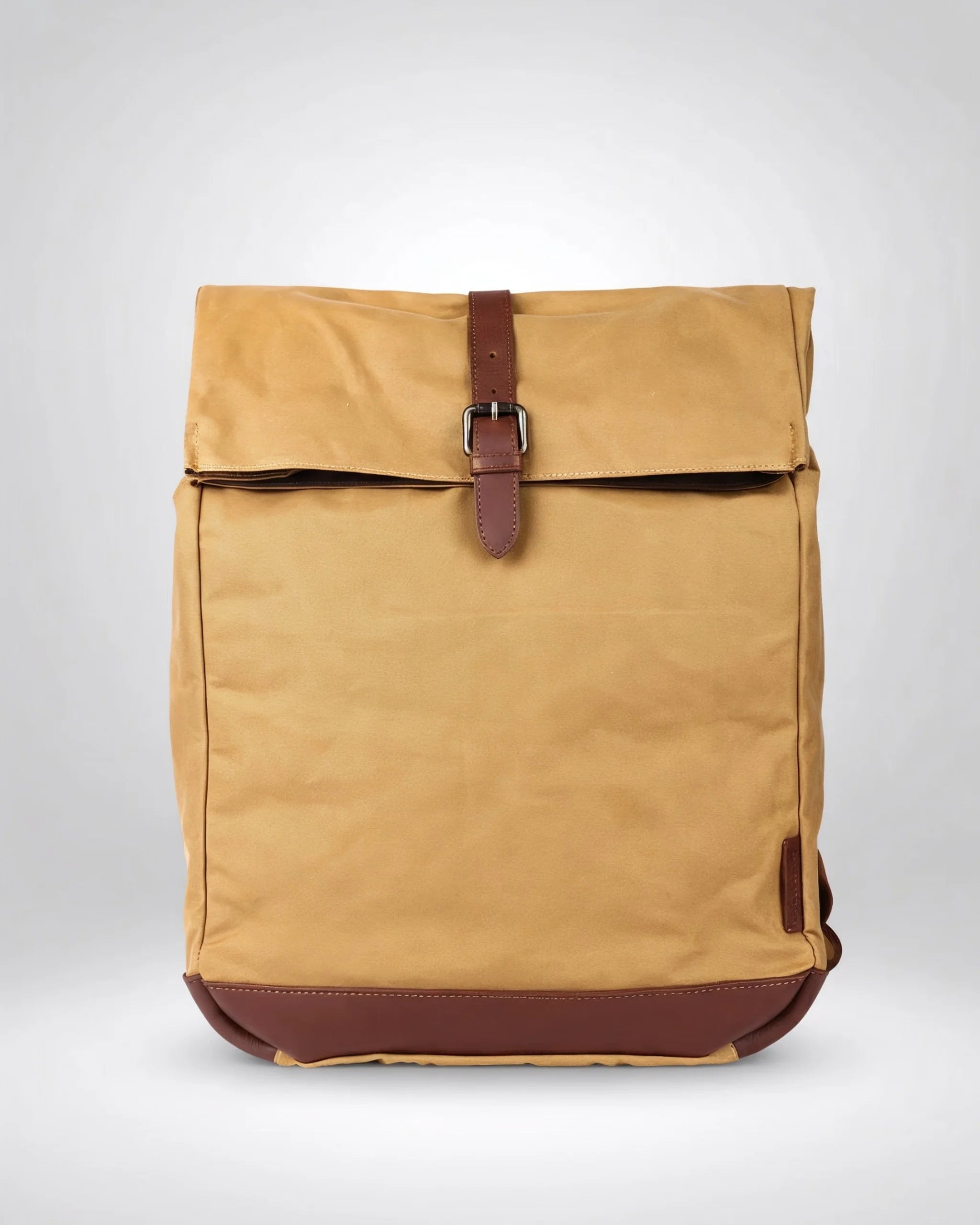 harbour-2nd-fred-rucksack-sand-brown-canvas-wasserfest image 1