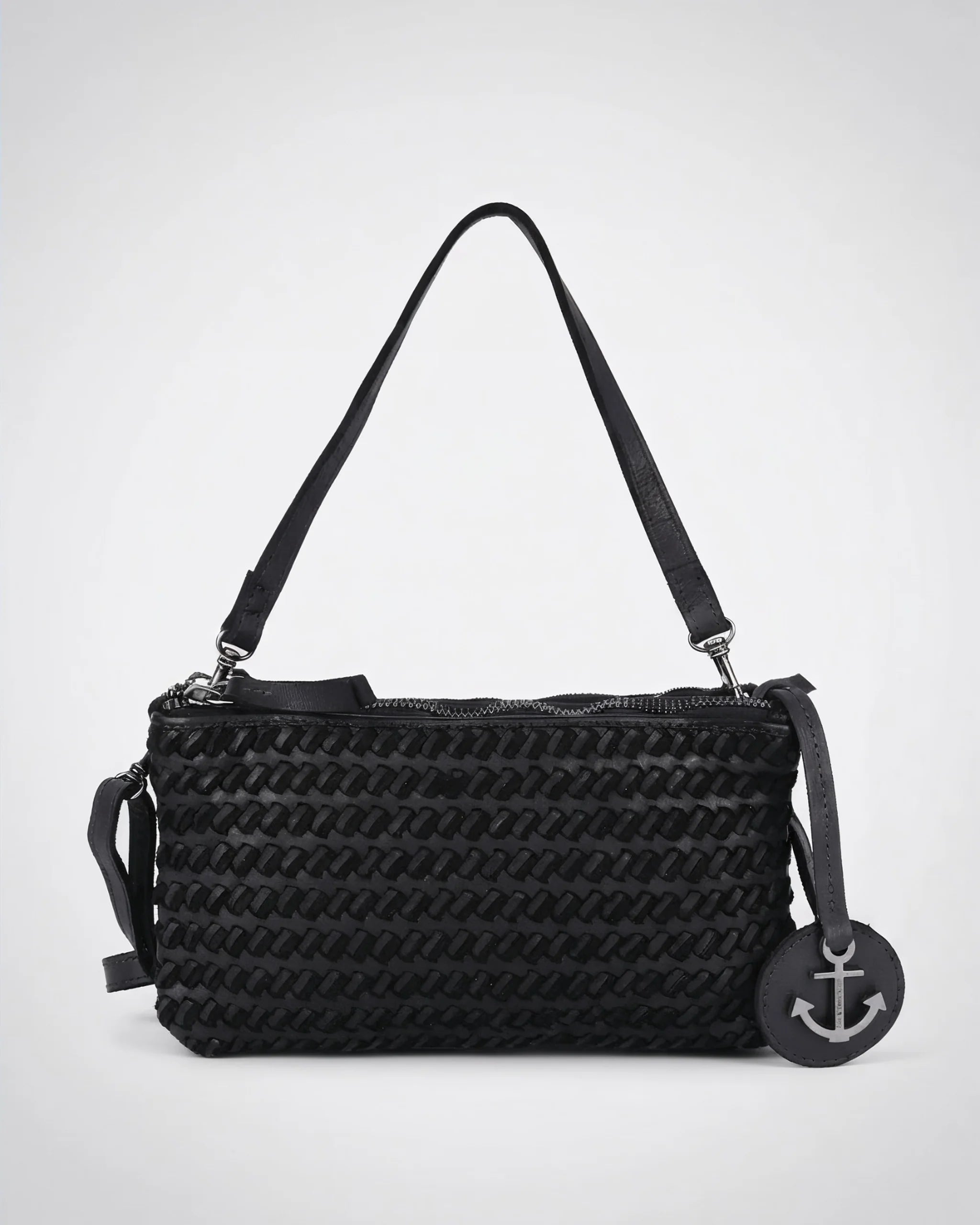 harbour-2nd-michel-handtasche-forest-leder-geflochten image 3