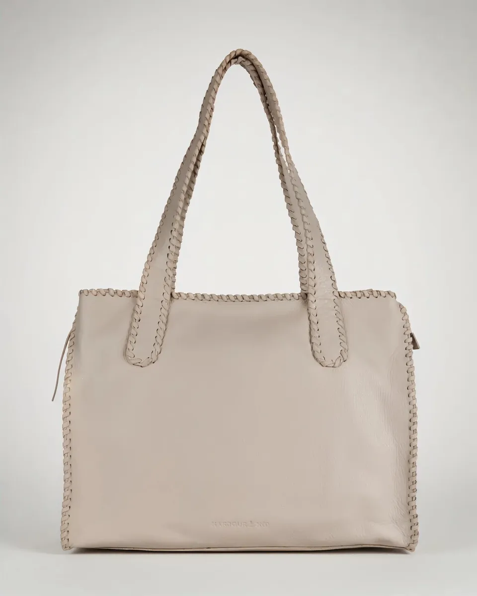 harbour-2nd-stefina-justpure-shopper-arctic-leder image 1