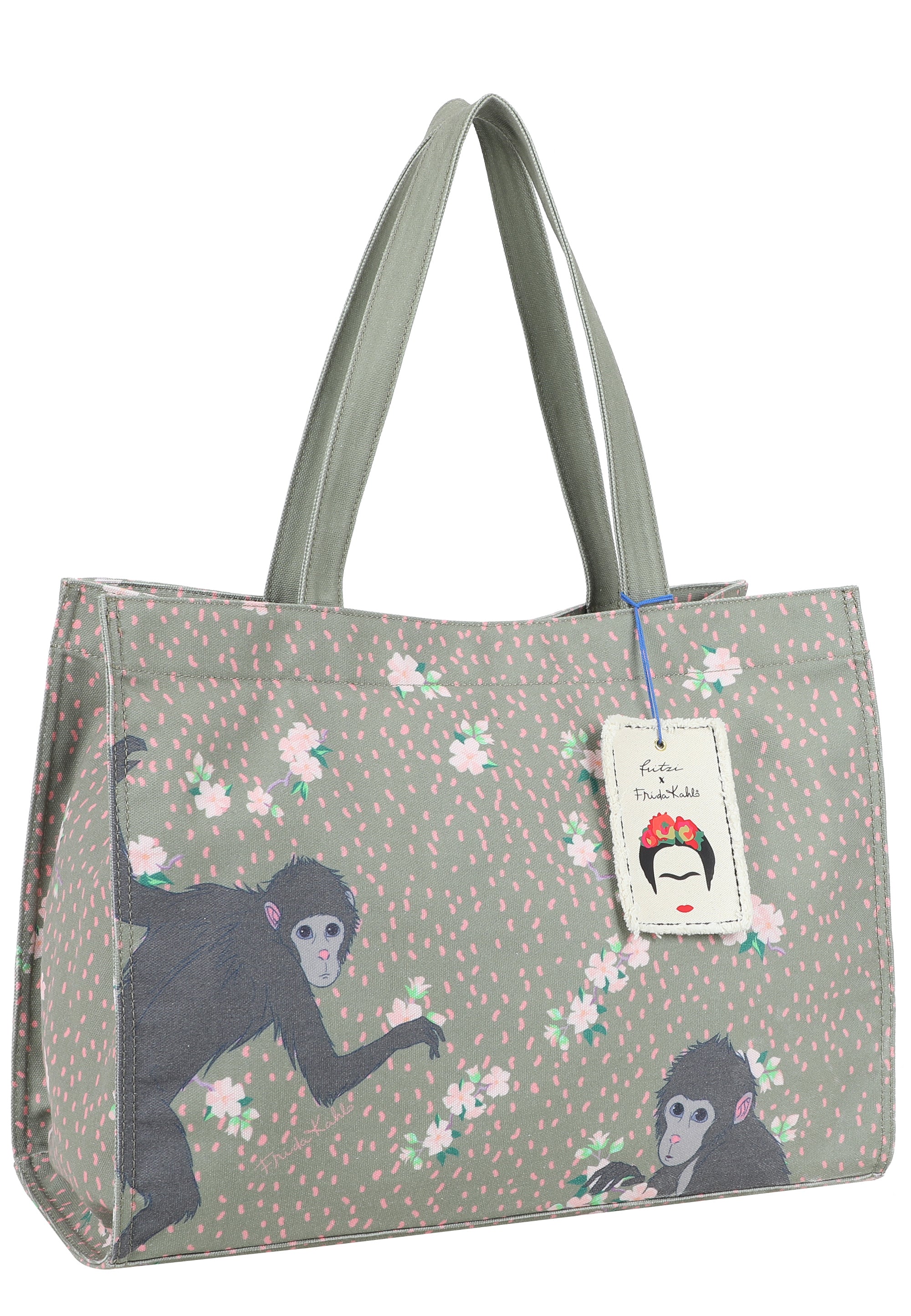 fritzi-x-frida-kahlo-easy01-limited-jungle-tote-canvas image 5