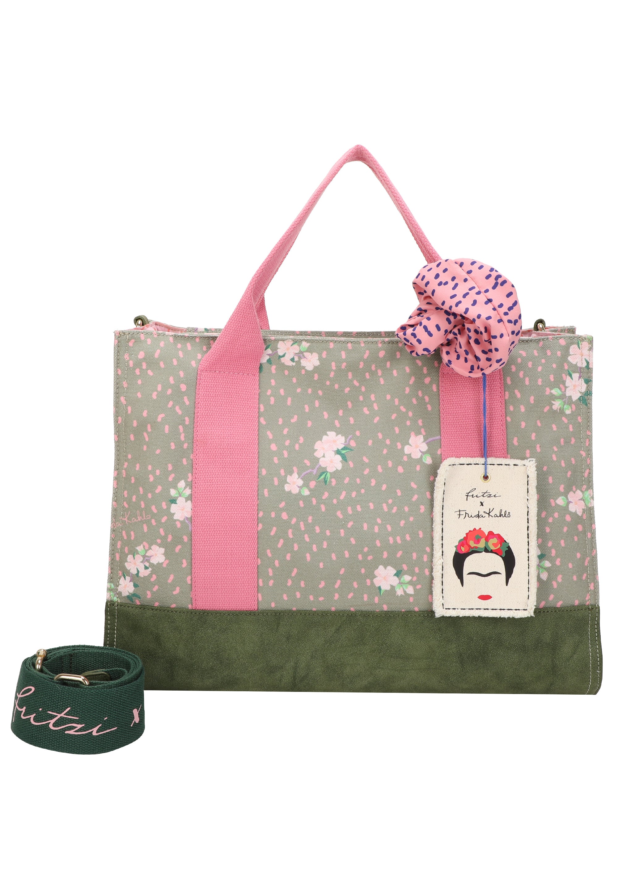 fritzi-aus-preu-en-tote-bag-limited-jungle-tote-frida-kahlo image 2