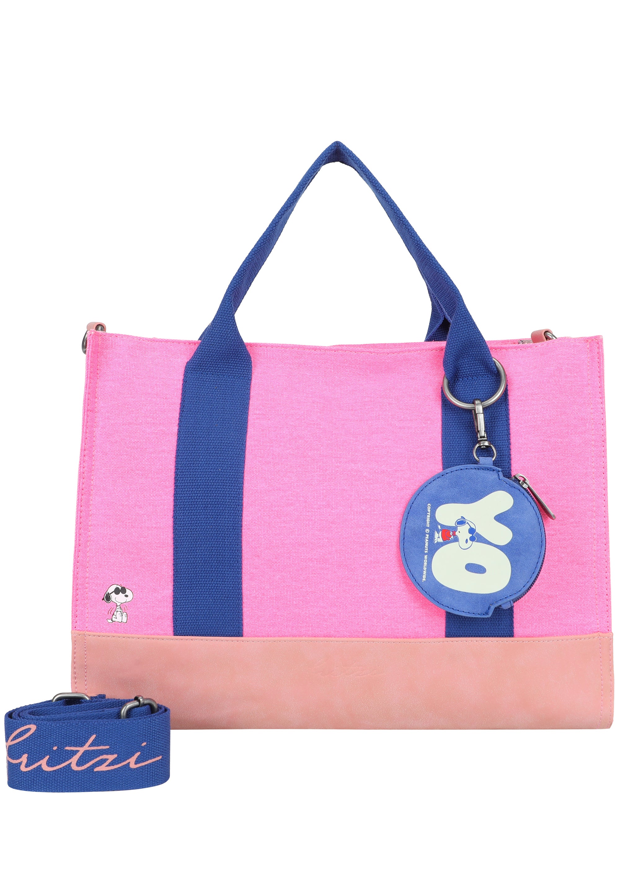 peanuts-x-fritzi-tote-bag-happiness-shopper-canvas-pink image 2