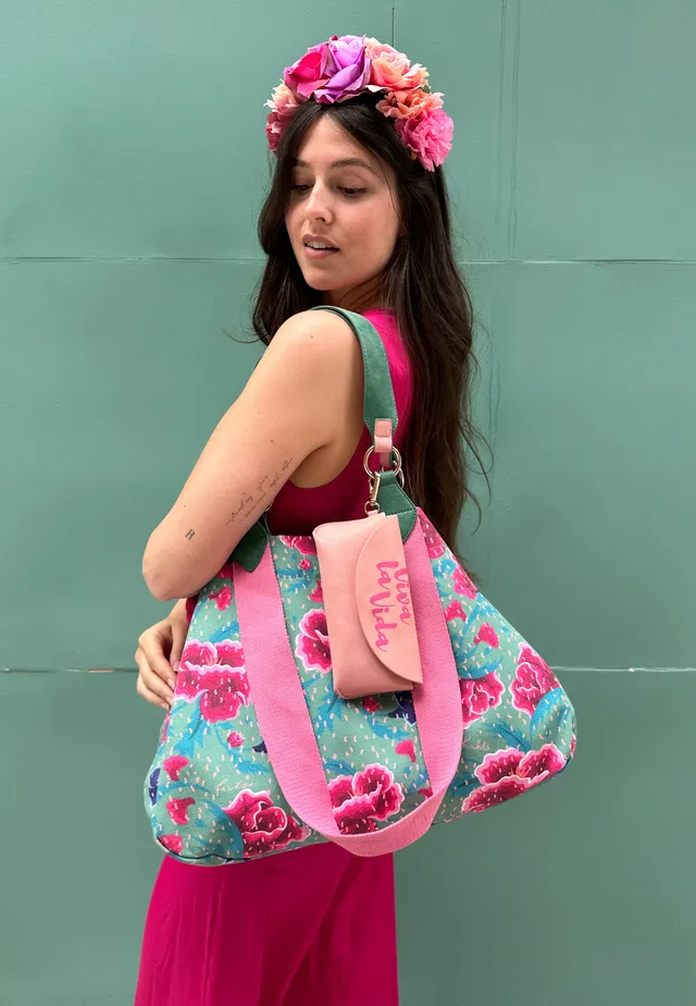 fritzi-aus-preu-en-izzy-medium-shopper-flower-green-limited image 1