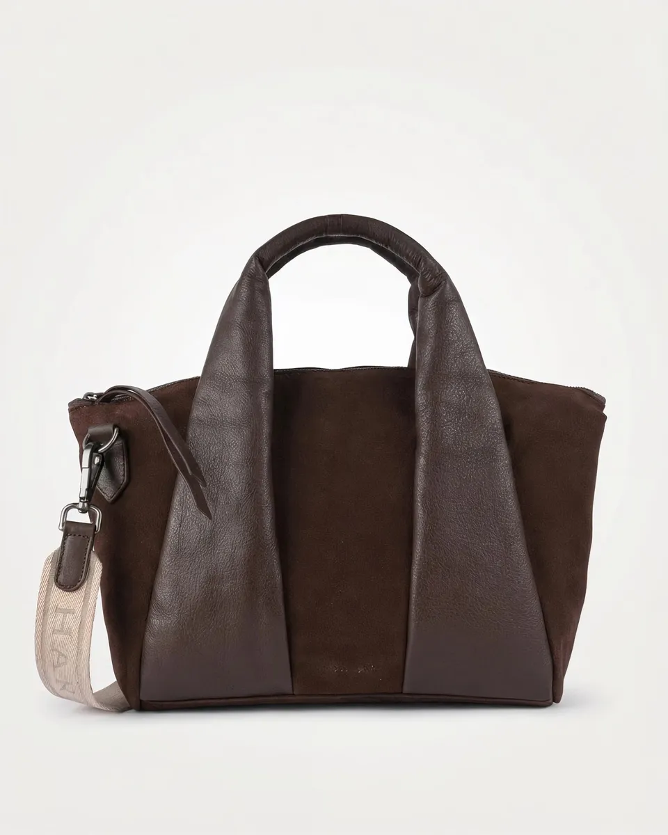 harbour-2nd-mae-handtasche-brown-leder-laptopfach image 1