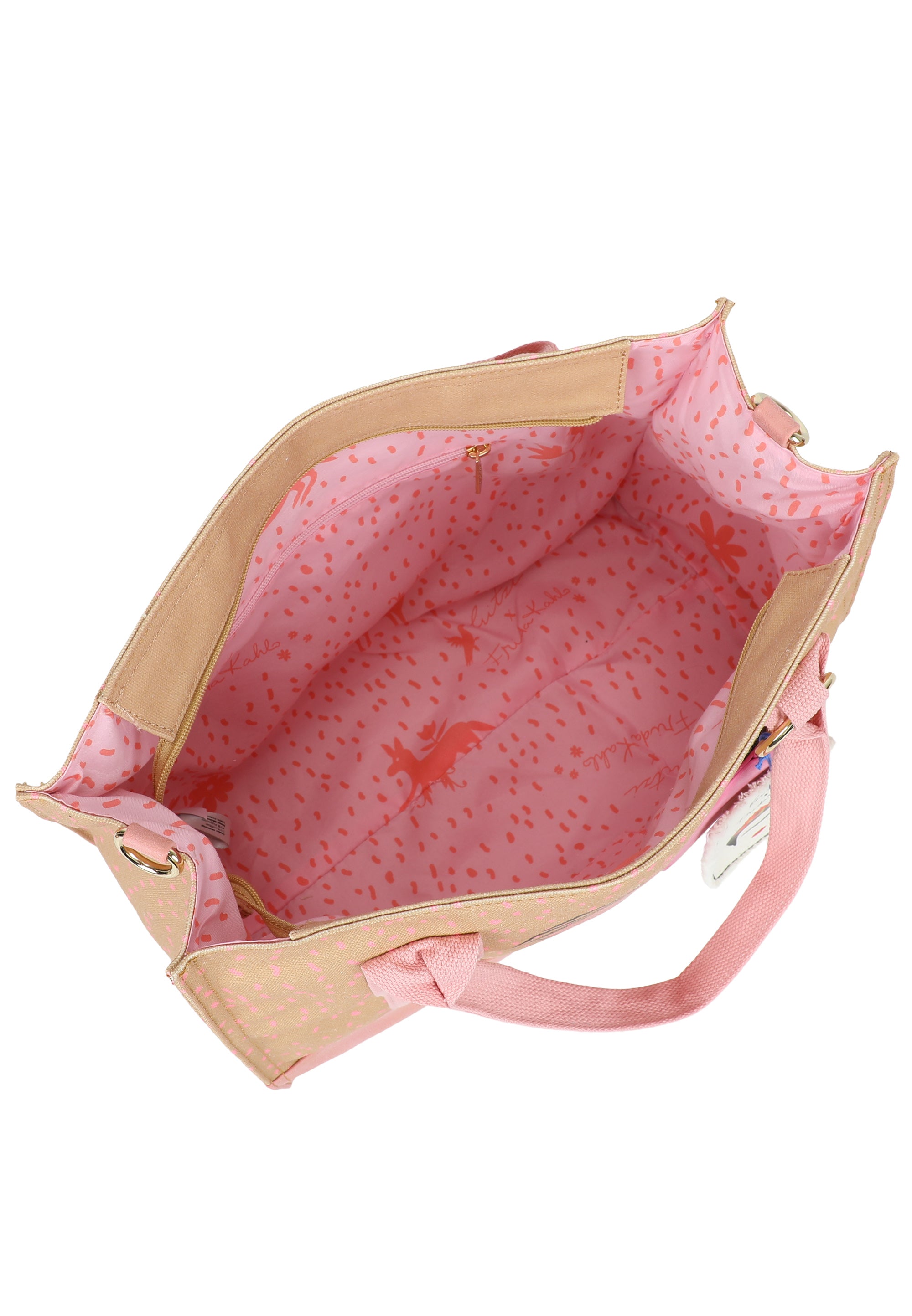 fritzi-canvas-tote-bag-frida-kahlo-limited-melon-tote image 6