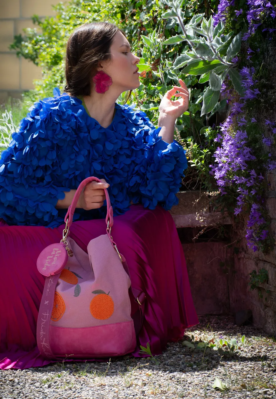 fritzi-aus-preu-en-izzy07-shopper-oranges-frida-kahlo-canvas image 1