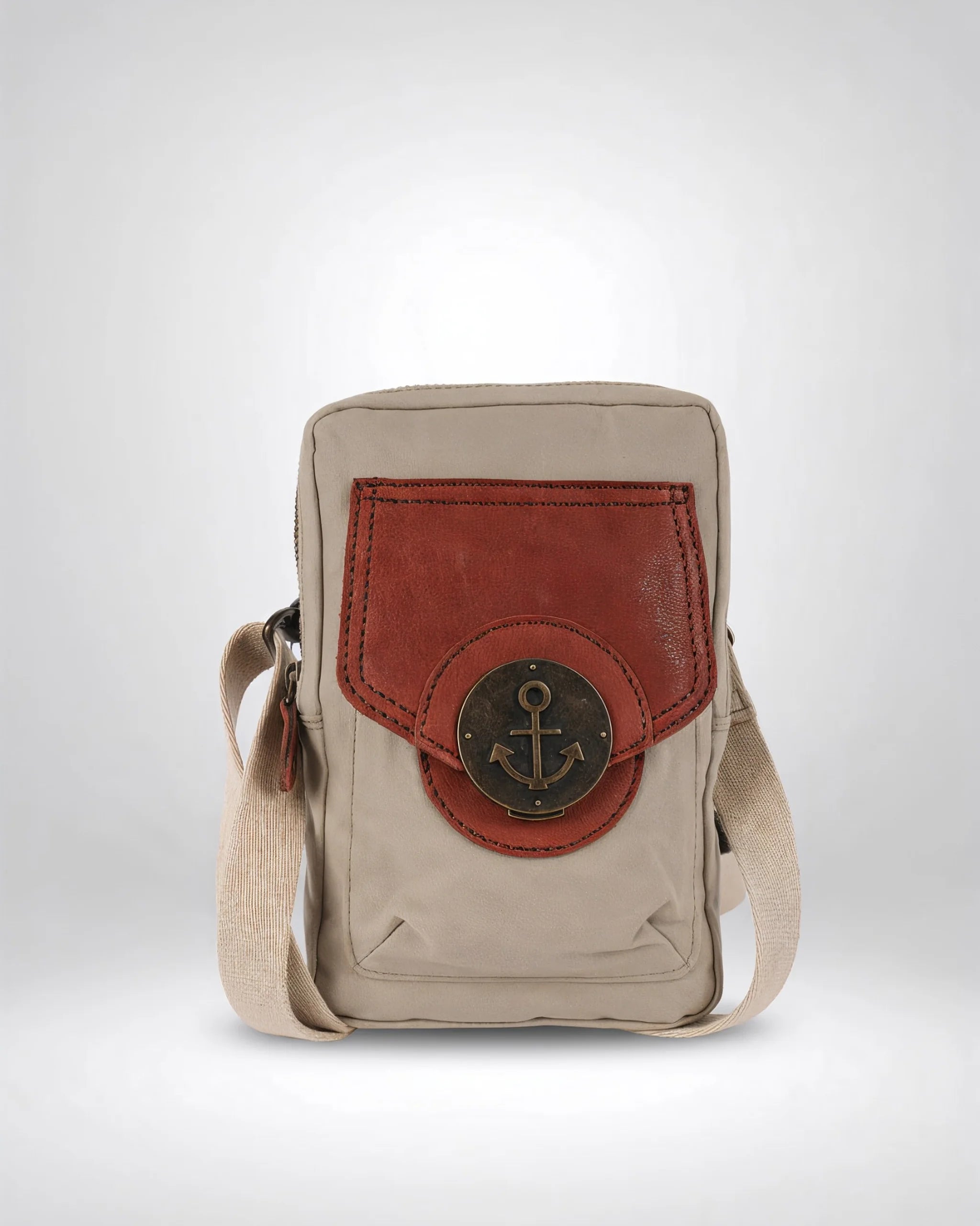 harbour-2nd-anchorlove-miki-umh-ngetasche-khaki-cognac image 1