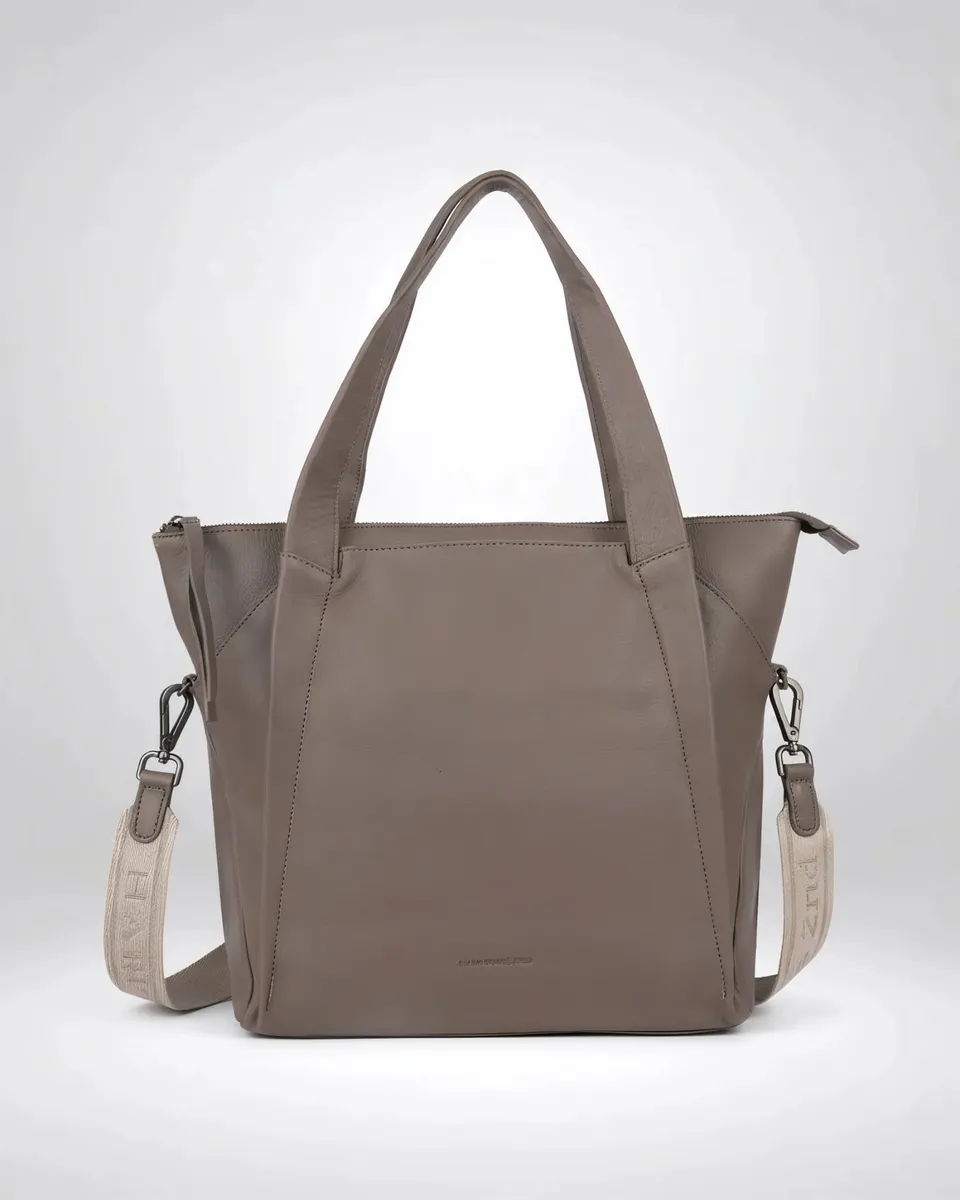 harbour-2nd-anchorlove-oceane-shopper-dusty-chromfreies-leder image 1