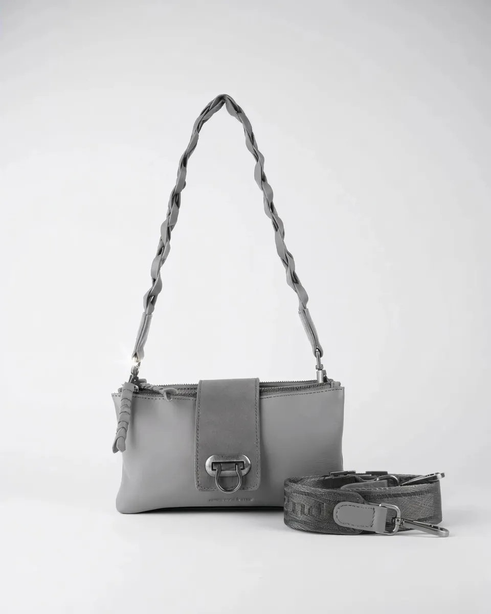 harbour-2nd-ophelia-clutch-dolphin-chromfrei-leder image 1