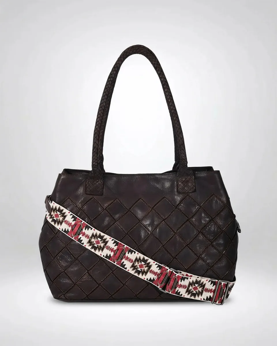 harbour-2nd-anchorlove-leontina-shopper-cognac-leder image 1