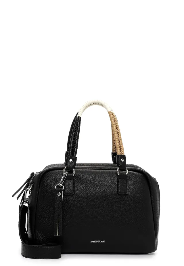 emily-noah-jeanine-65665-shopper-schwarz-leder-optik image 1
