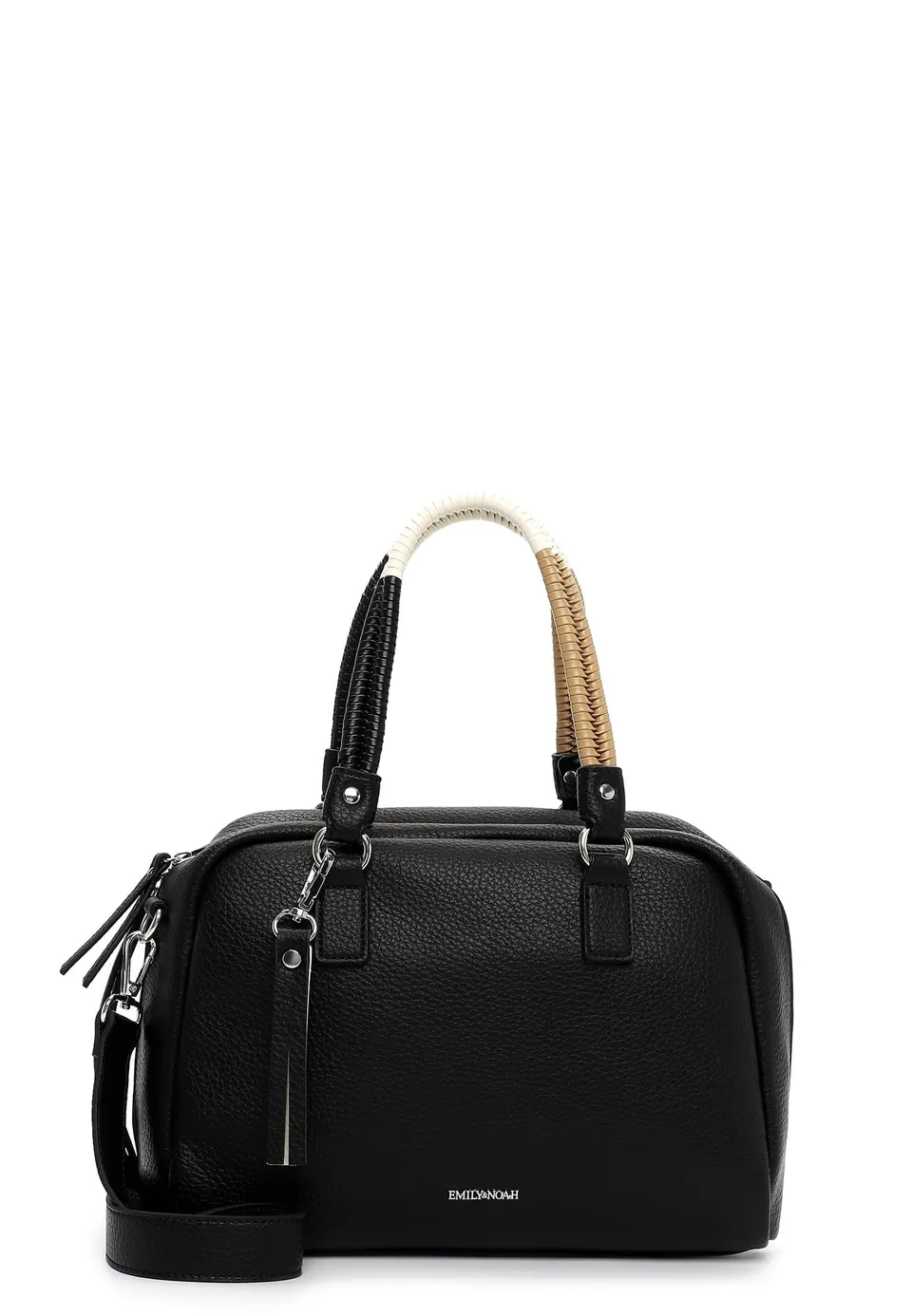 emily-noah-jeanine-65665-shopper-schwarz-leder-optik image 1