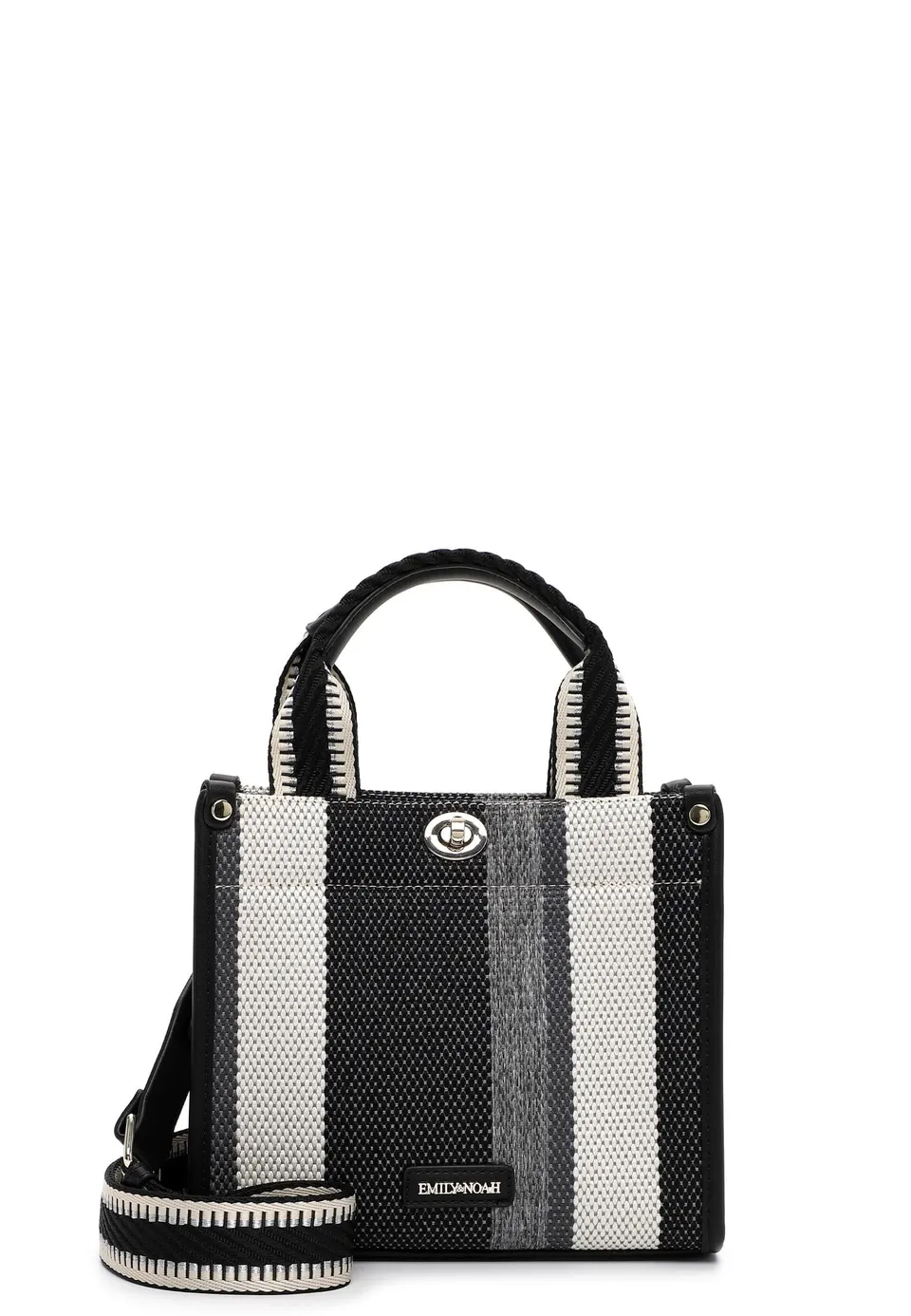 emily-noah-jasmin-65510-shopper-schwarz-mit-webmuster image 1