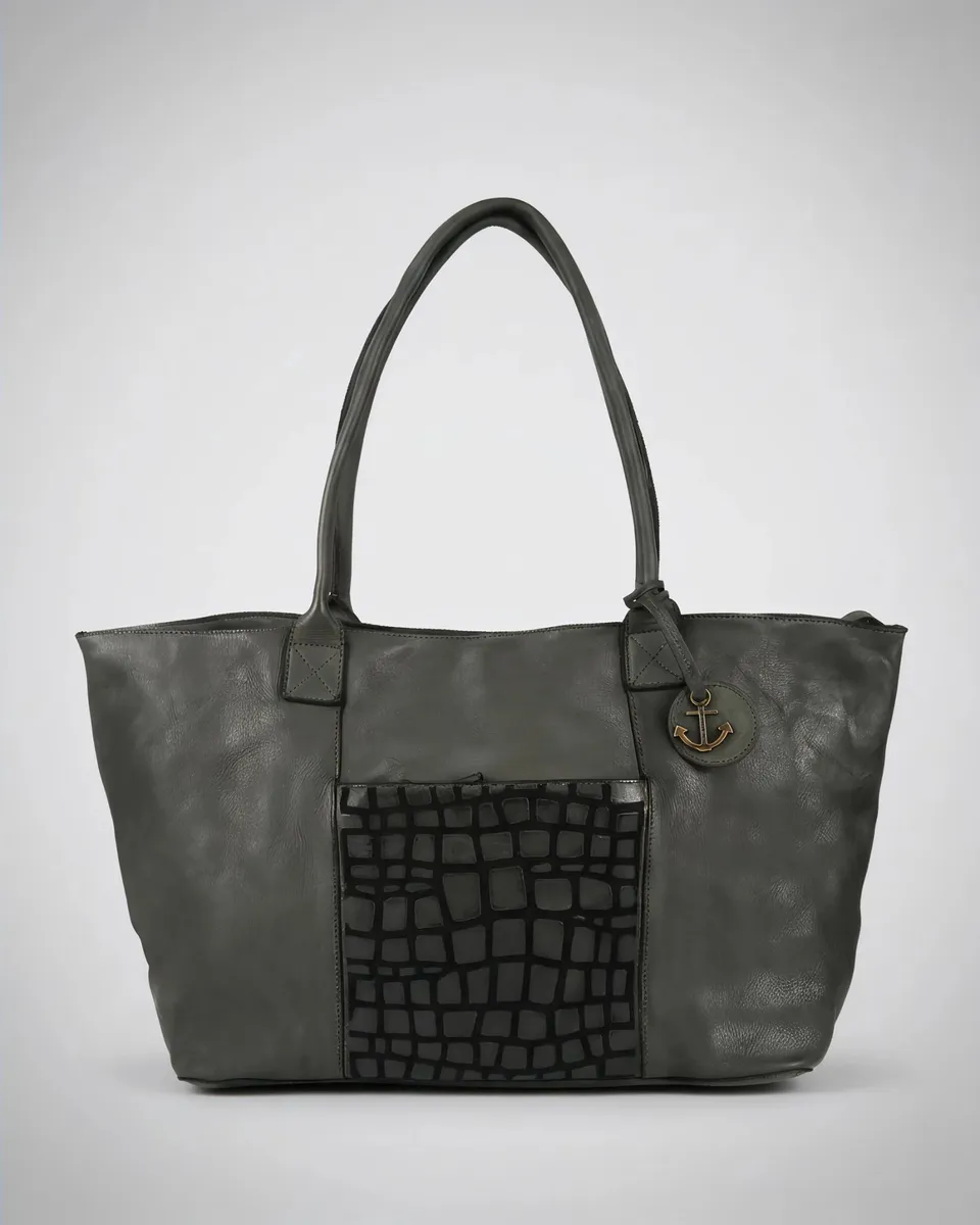harbour-2nd-anchorlove-gaia-shopper-forest-leder image 1