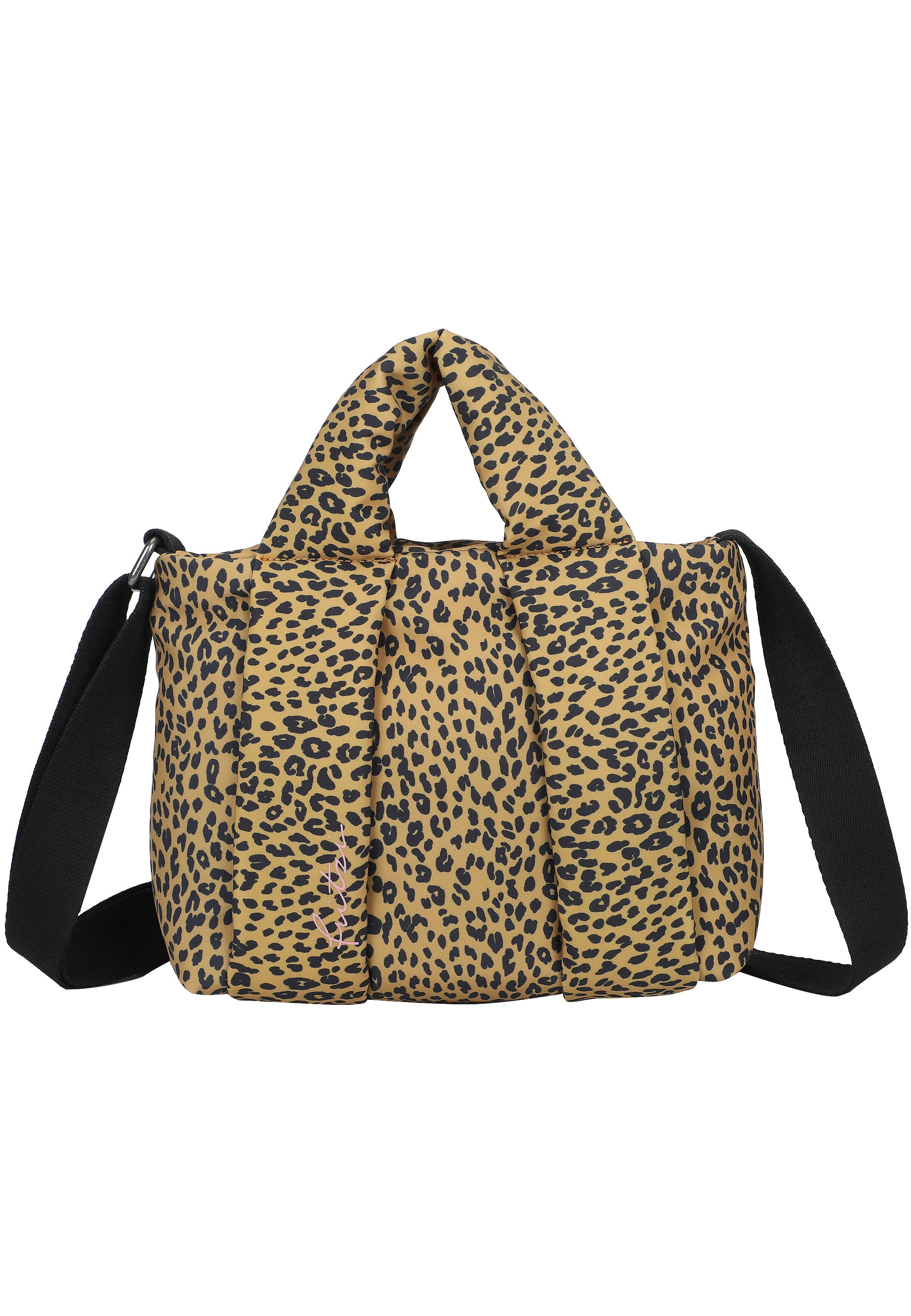 fritzi-aus-preu-en-tonnje-cross-umh-ngetasche-cheetah-mustard-black-nylon image 2