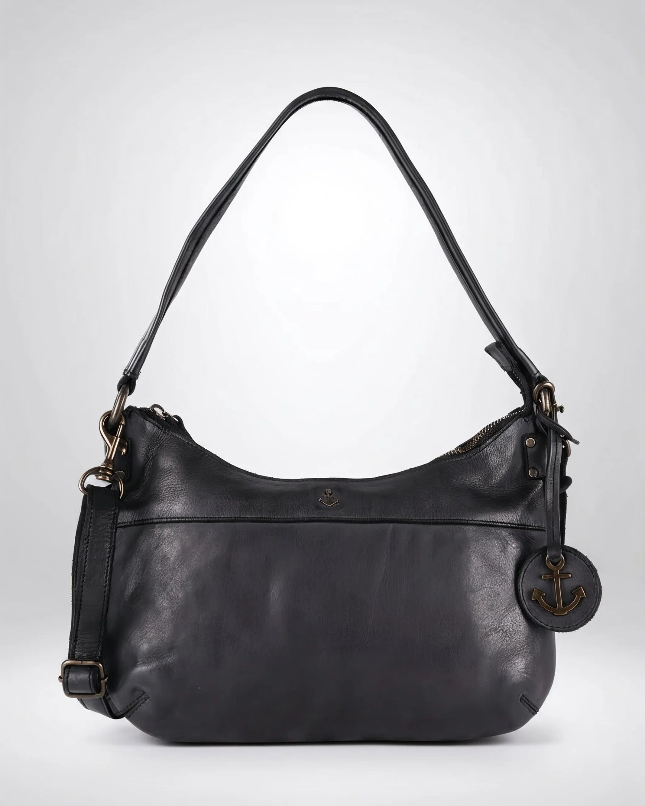 harbour-2nd-anchorlove-mara-schultertasche-ash-rindleder image 2