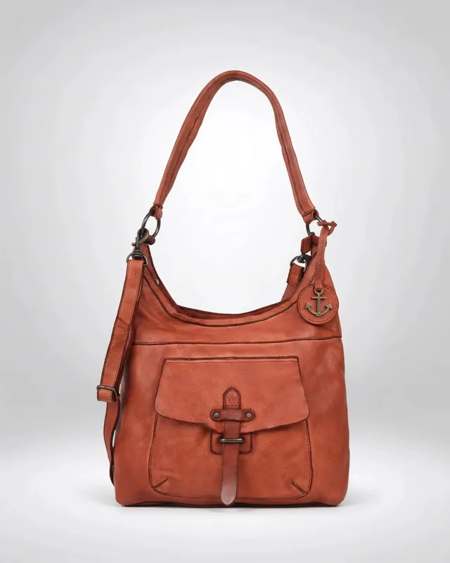 harbour-2nd-anchorlove-cameron-handtasche-cognac-rindleder image 1
