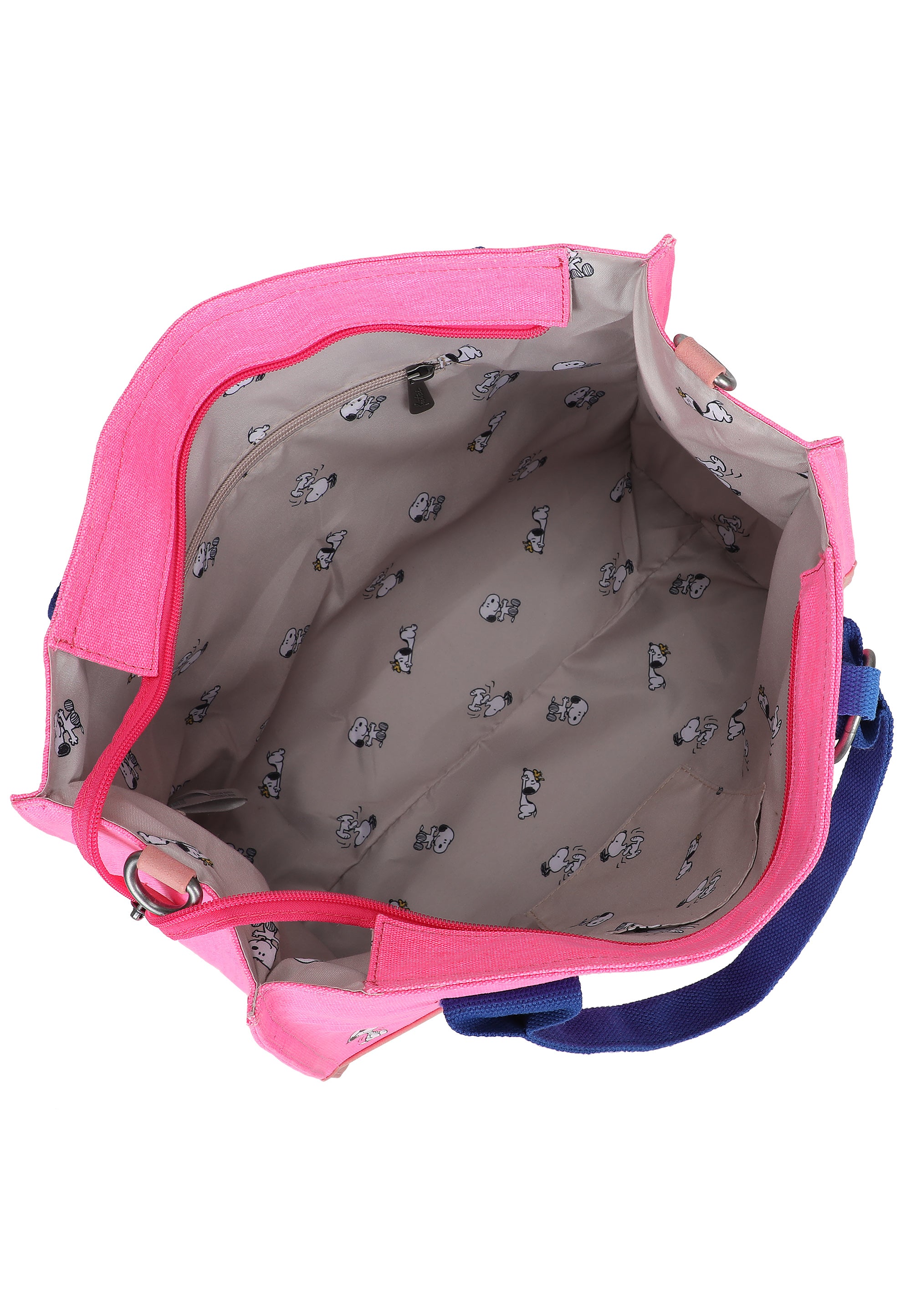 peanuts-x-fritzi-tote-bag-happiness-shopper-canvas-pink image 5