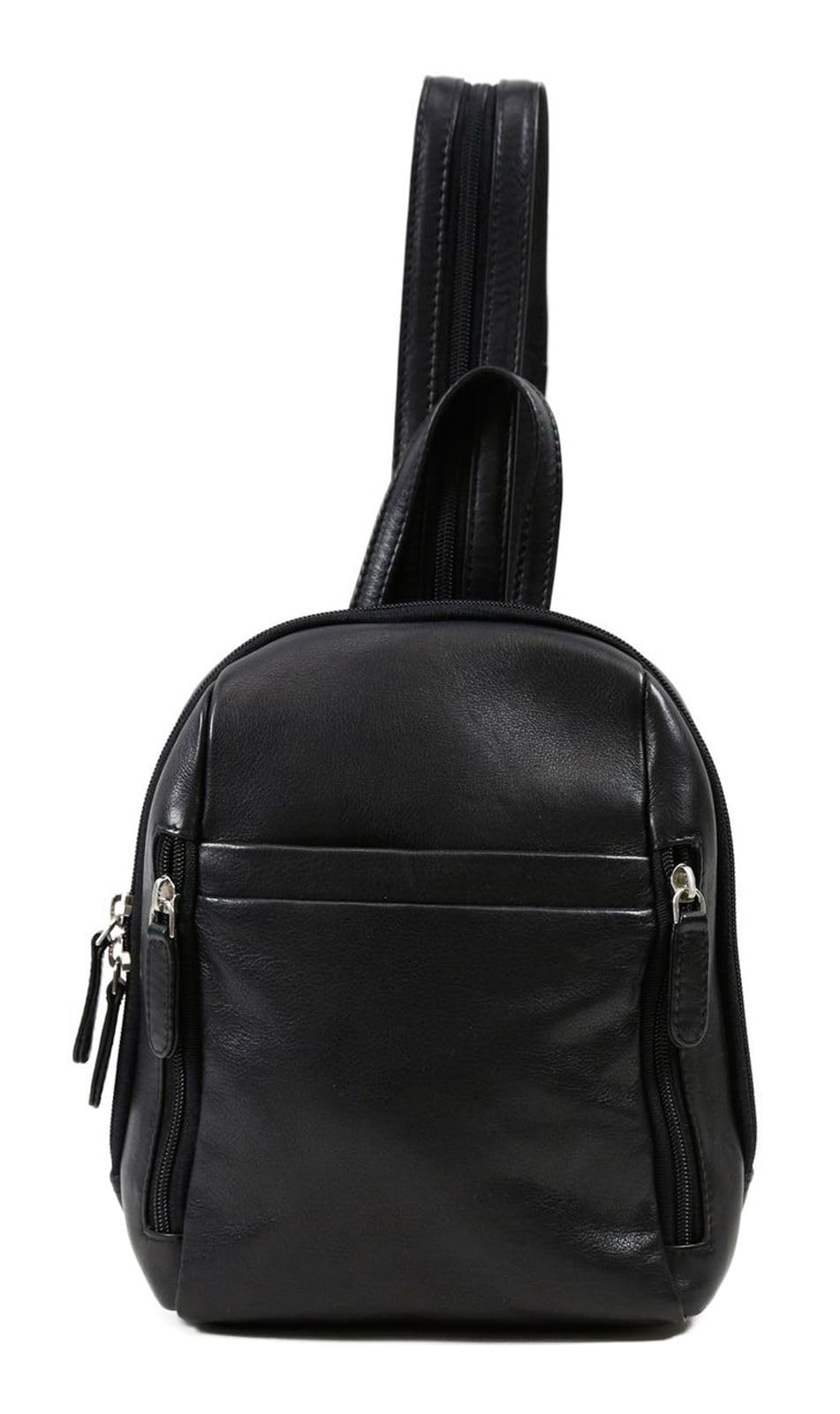 emily-noah-maestro-cosmopolitan-rucksack-schwarz-leder image 2