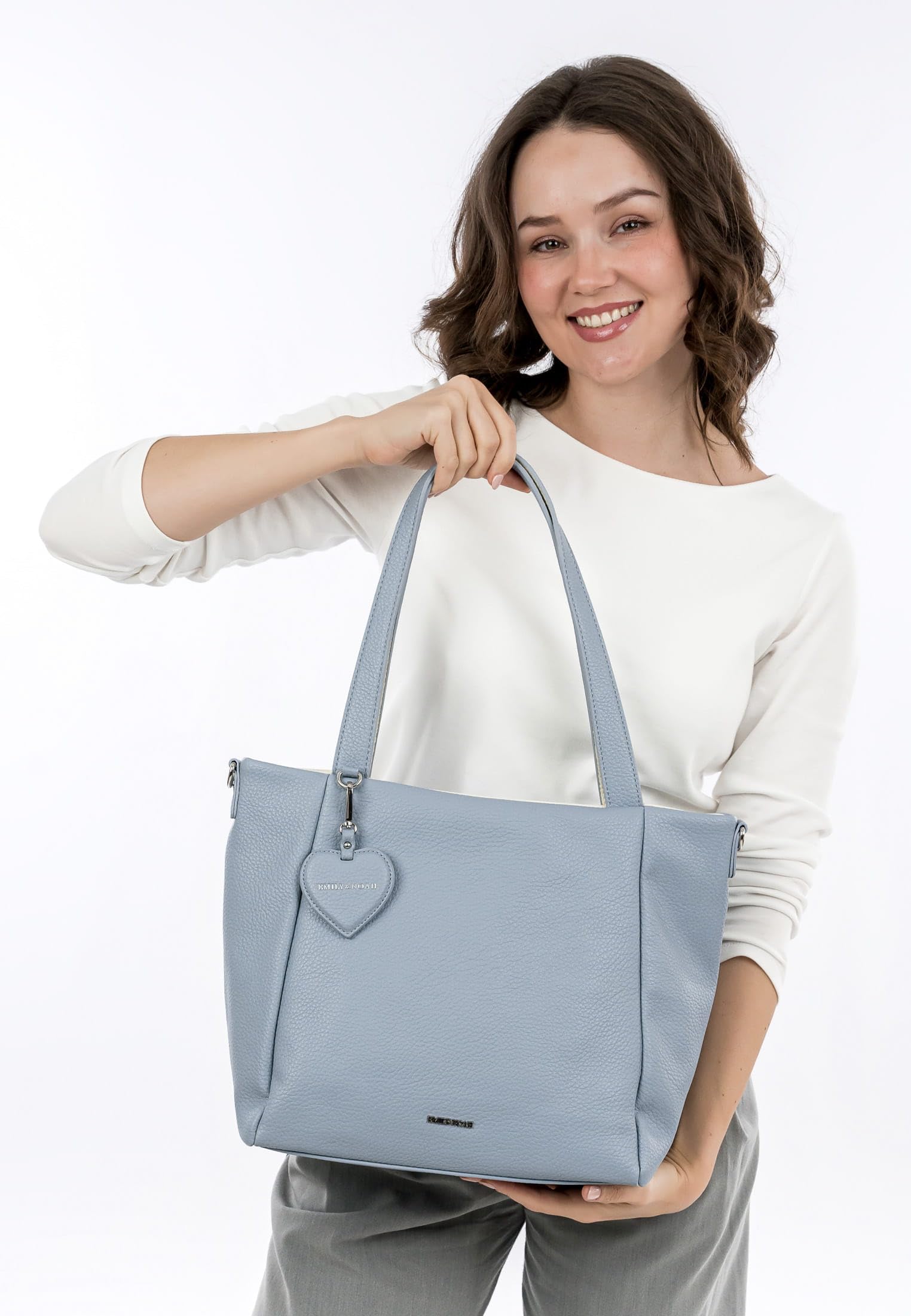 emily-noah-enie-64996-shopper-crystal-blue-zweifarbig image 3