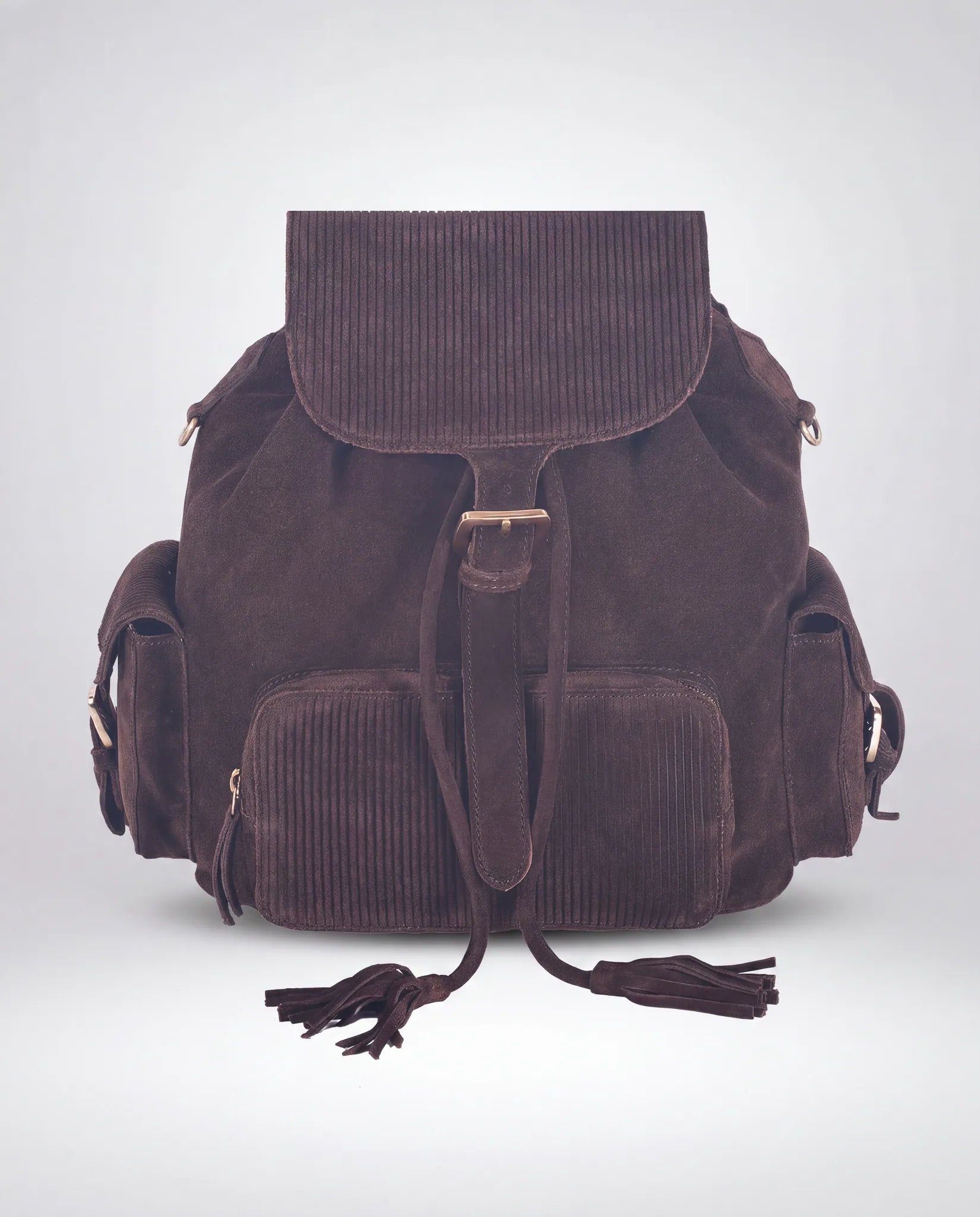 harbour-2nd-anchorlove-zaltana-rucksack-braun-veloursleder image 1