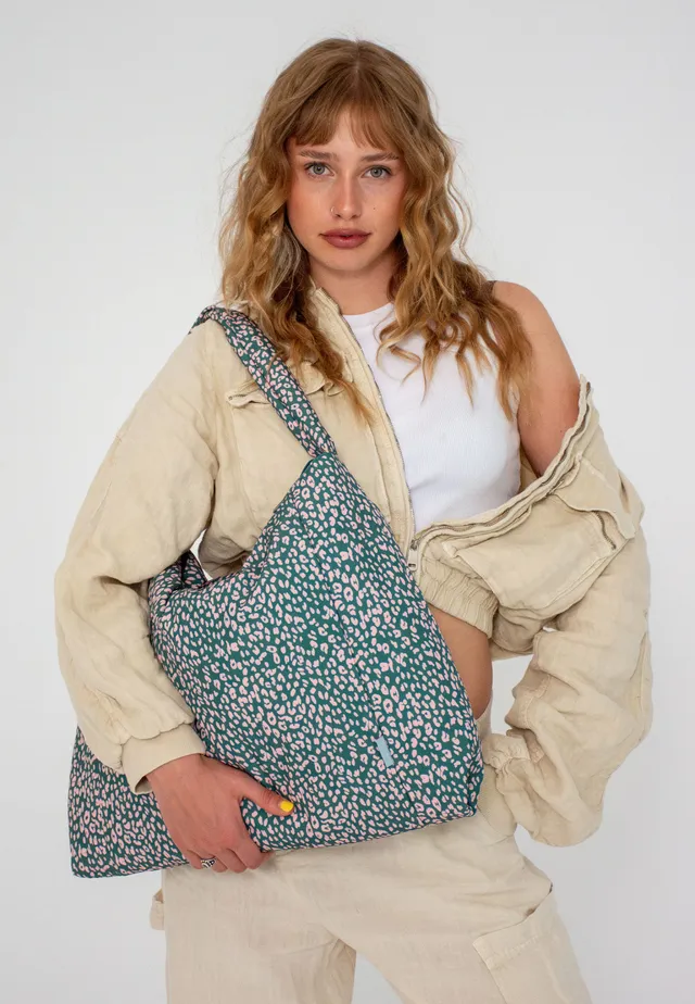 fritzi-aus-preu-en-tonnje-shopper-hobo-slouchy-cheetah-green image 1