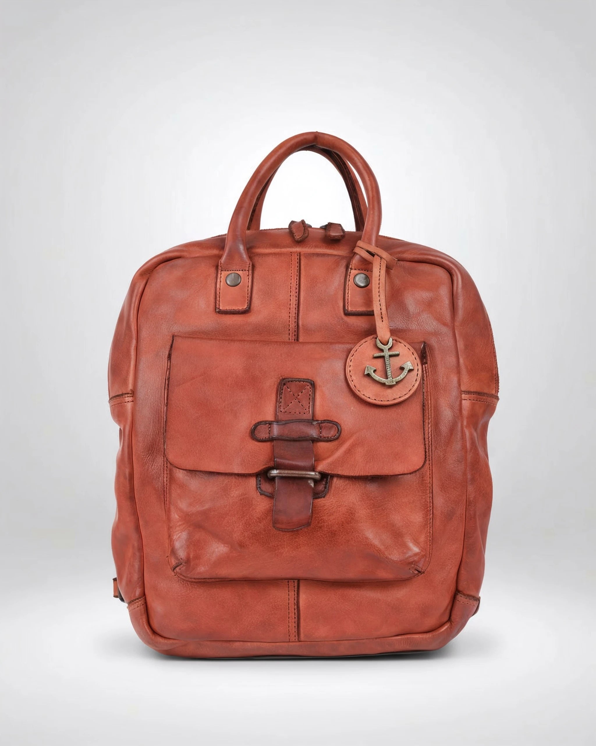 harbour-2nd-quinn-rucksack-cognac-leder-24x30x9 image 1