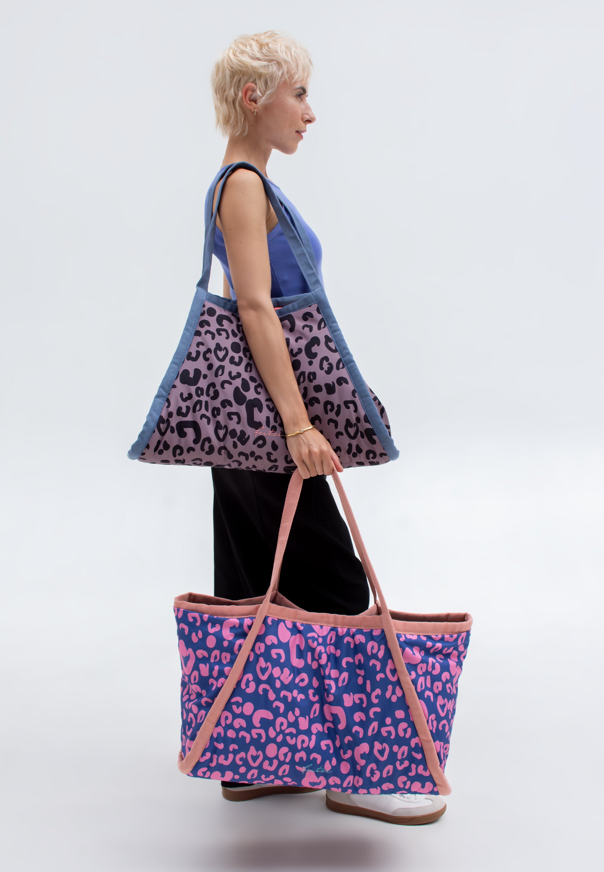 fritzi-aus-preu-en-ini-shopper-leo-shopper-pink-blue-nylon image 4