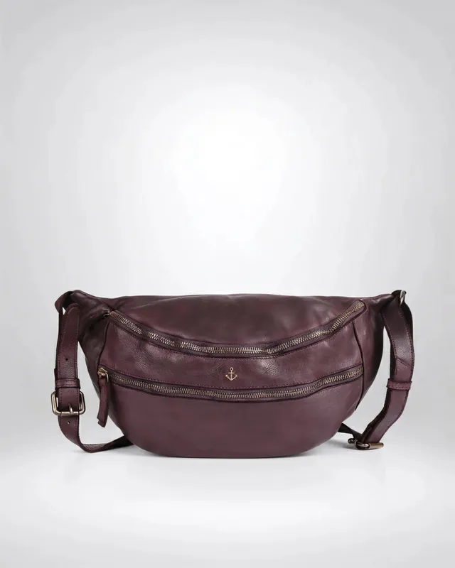 harbour-2nd-anchorlove-chris-g-rteltasche-purple-leder image 1