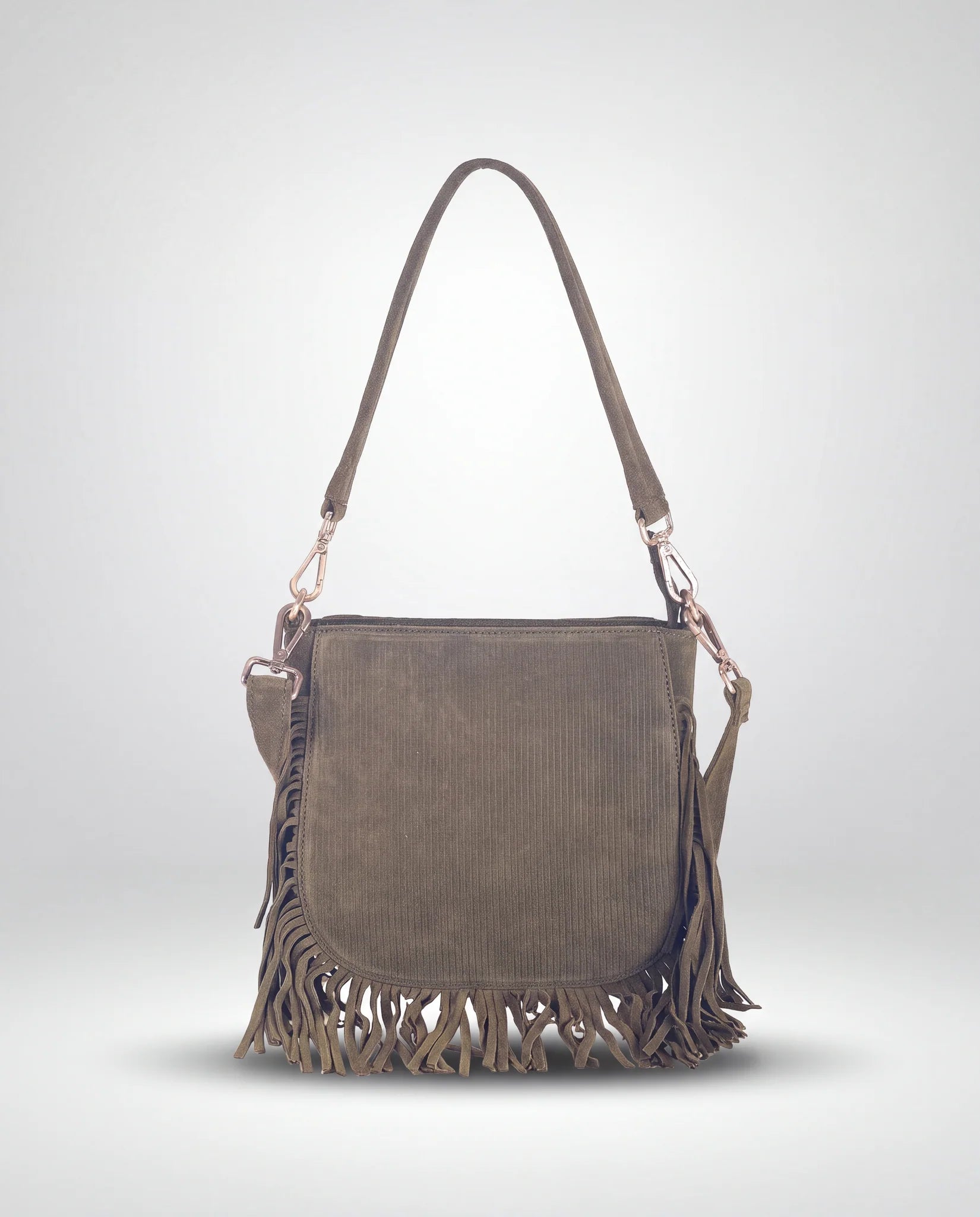 harbour-2nd-aiyana-cord-schultertasche-brown-fransen image 2