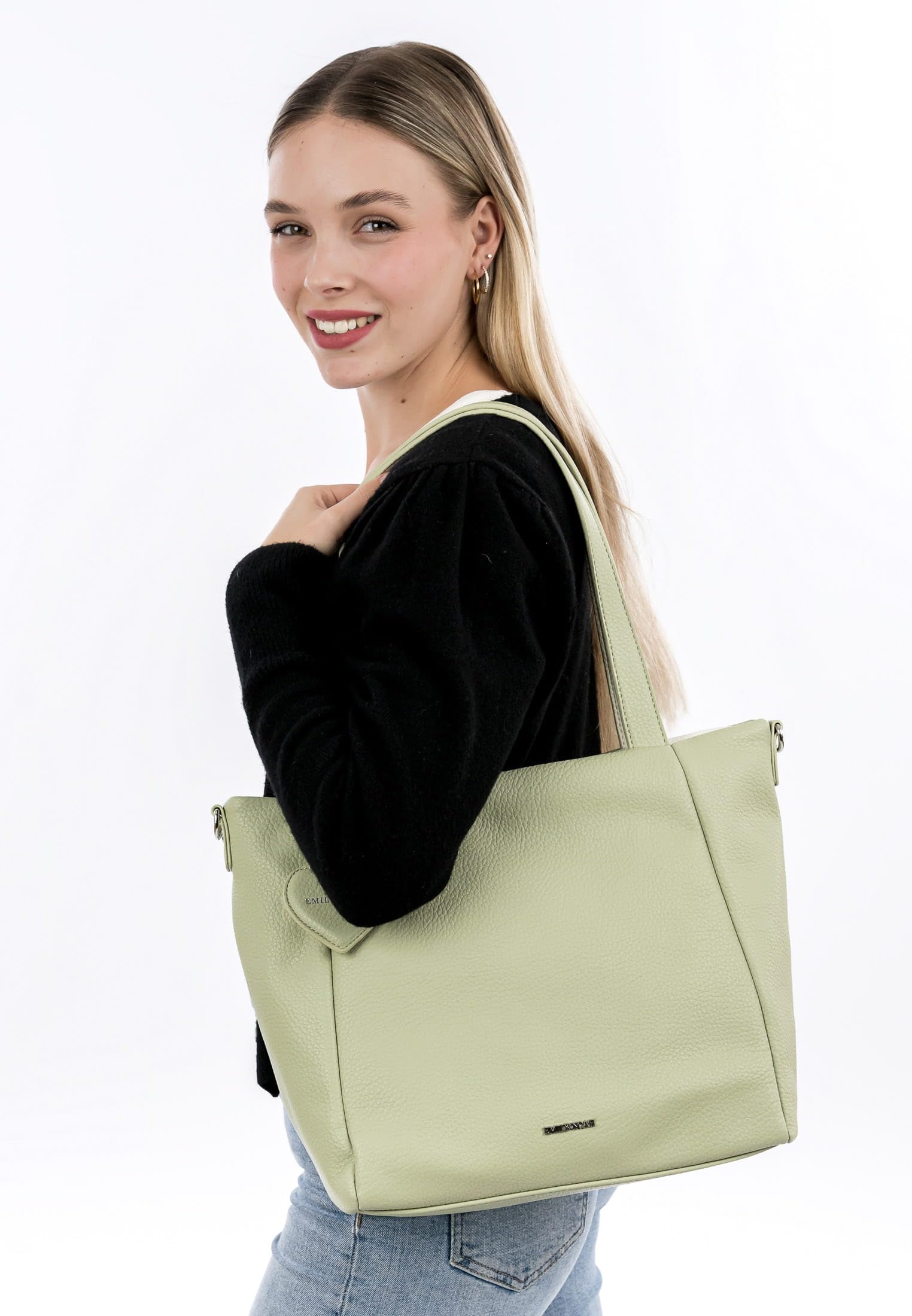 emily-noah-enie-64996-shopper-pistachio-zweifarbig image 3