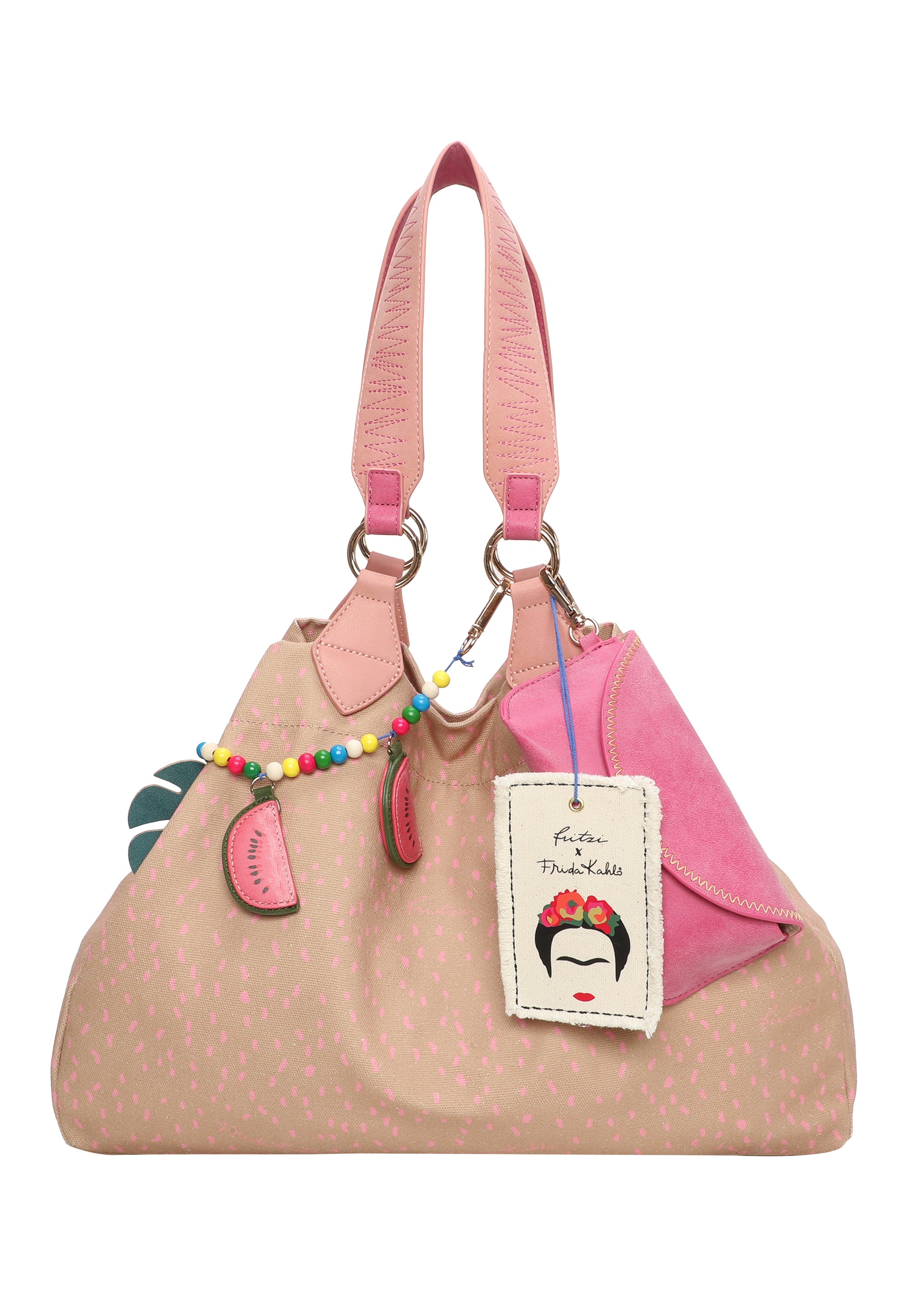 fritzi-x-frida-kahlo-izzy-medium-limited-melon-shopper image 2