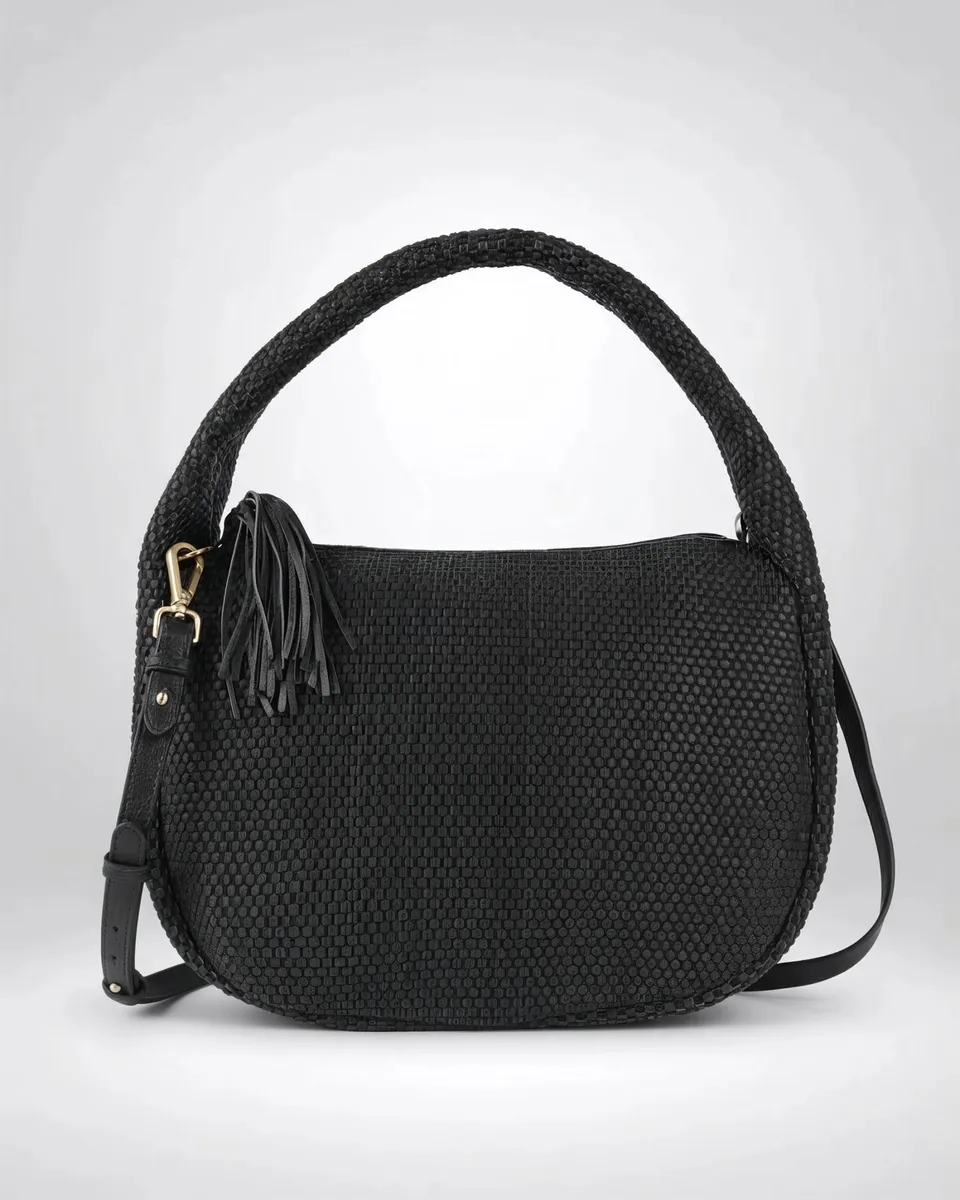 harbour-2nd-anchorlove-bellina-schultertasche-leder-ash image 1