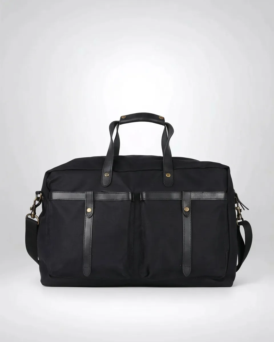 harbour-2nd-beverly-weekender-reisetasche-black-canvas image 1