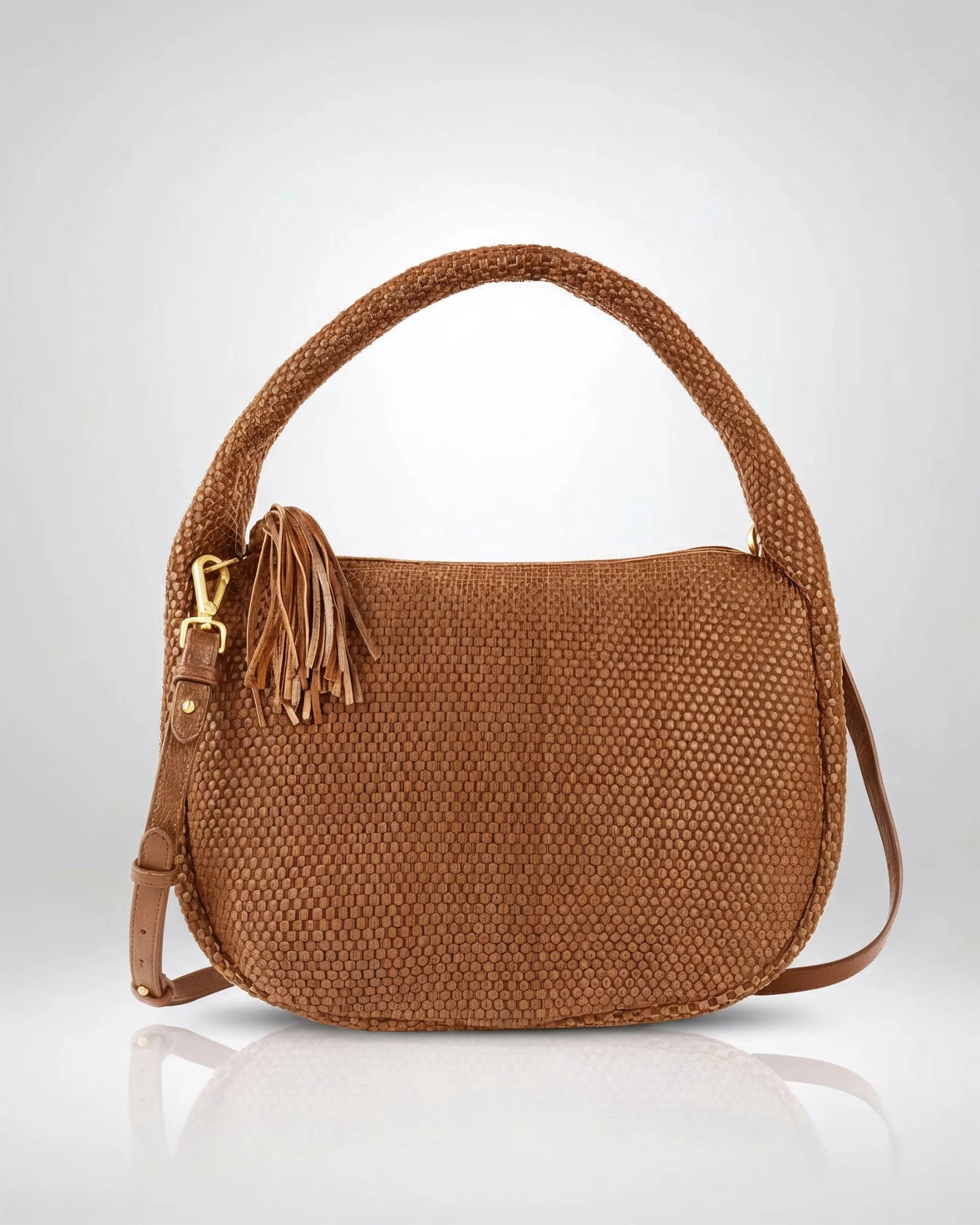 harbour-2nd-anchorlove-bellina-schultertasche-leder-ash image 4