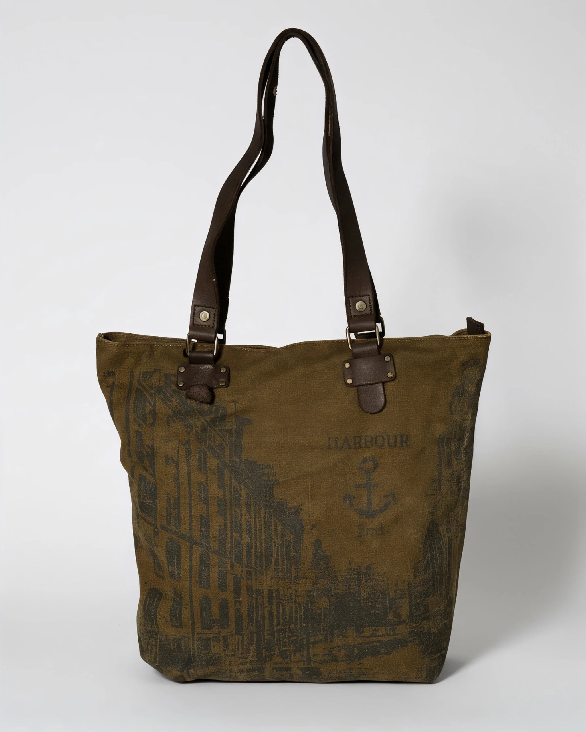 harbour-2nd-pauli-shopper-ash-canvas-leder image 4