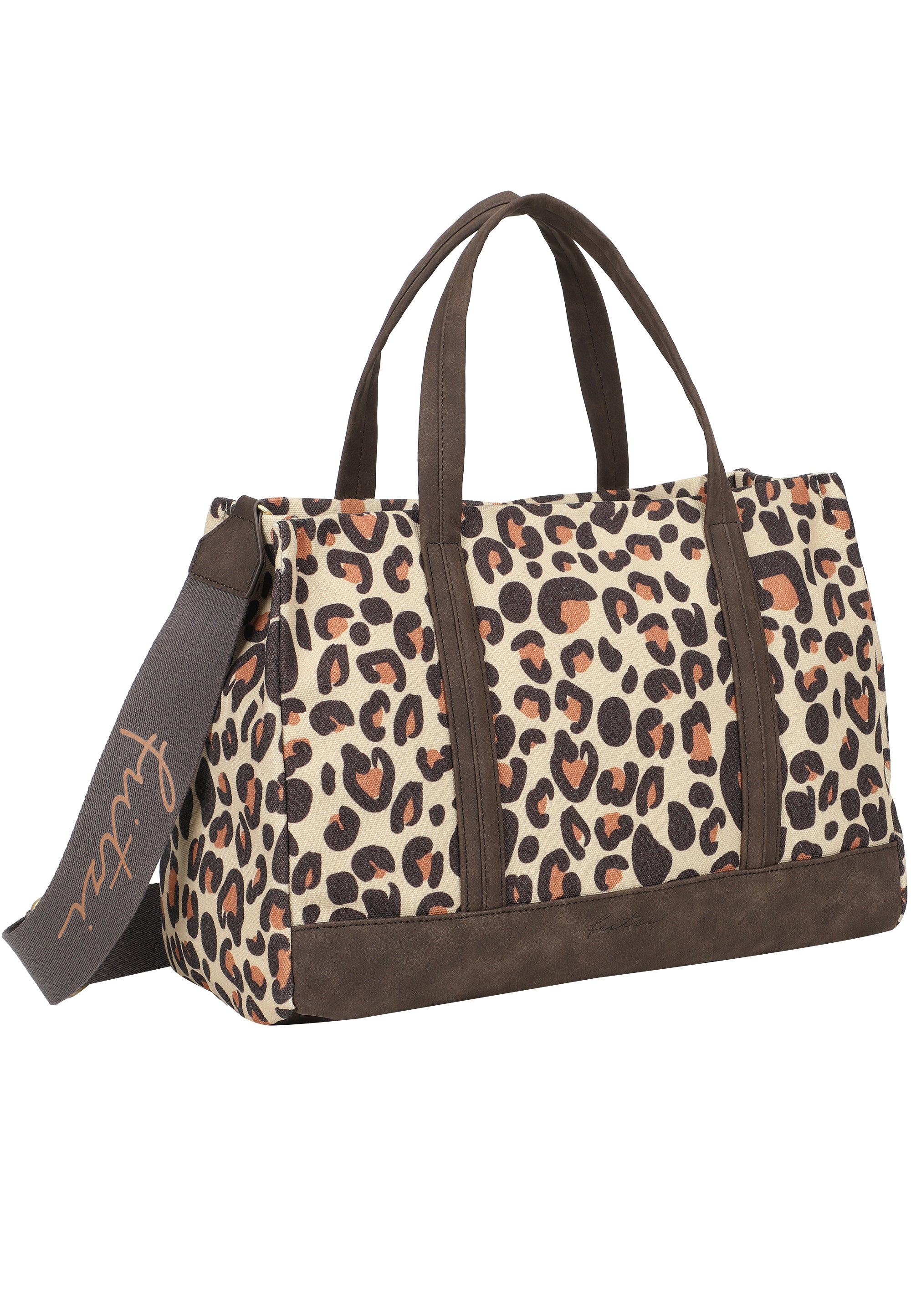 fritzi-aus-preu-en-easy-tote-limited-leo-camel-canvas-shopper image 6