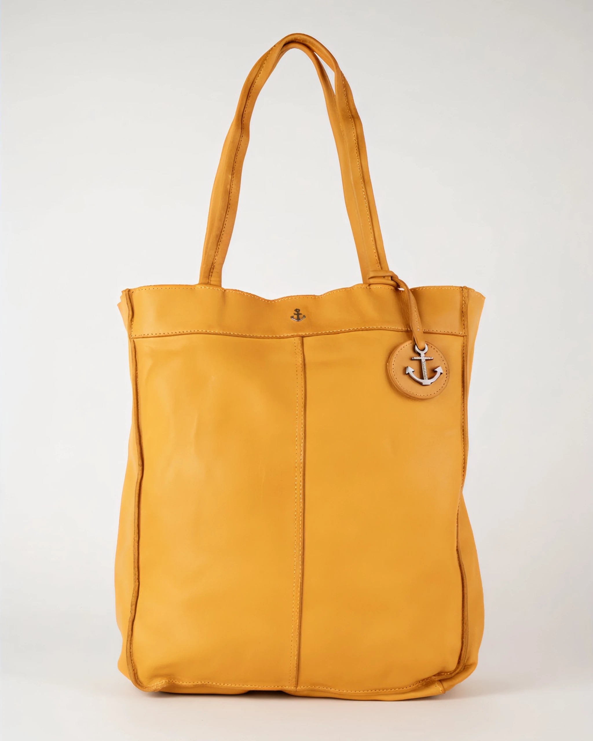 harbour-2nd-anchorlove-elbe-2-shopper-mustard-rindleder image 1