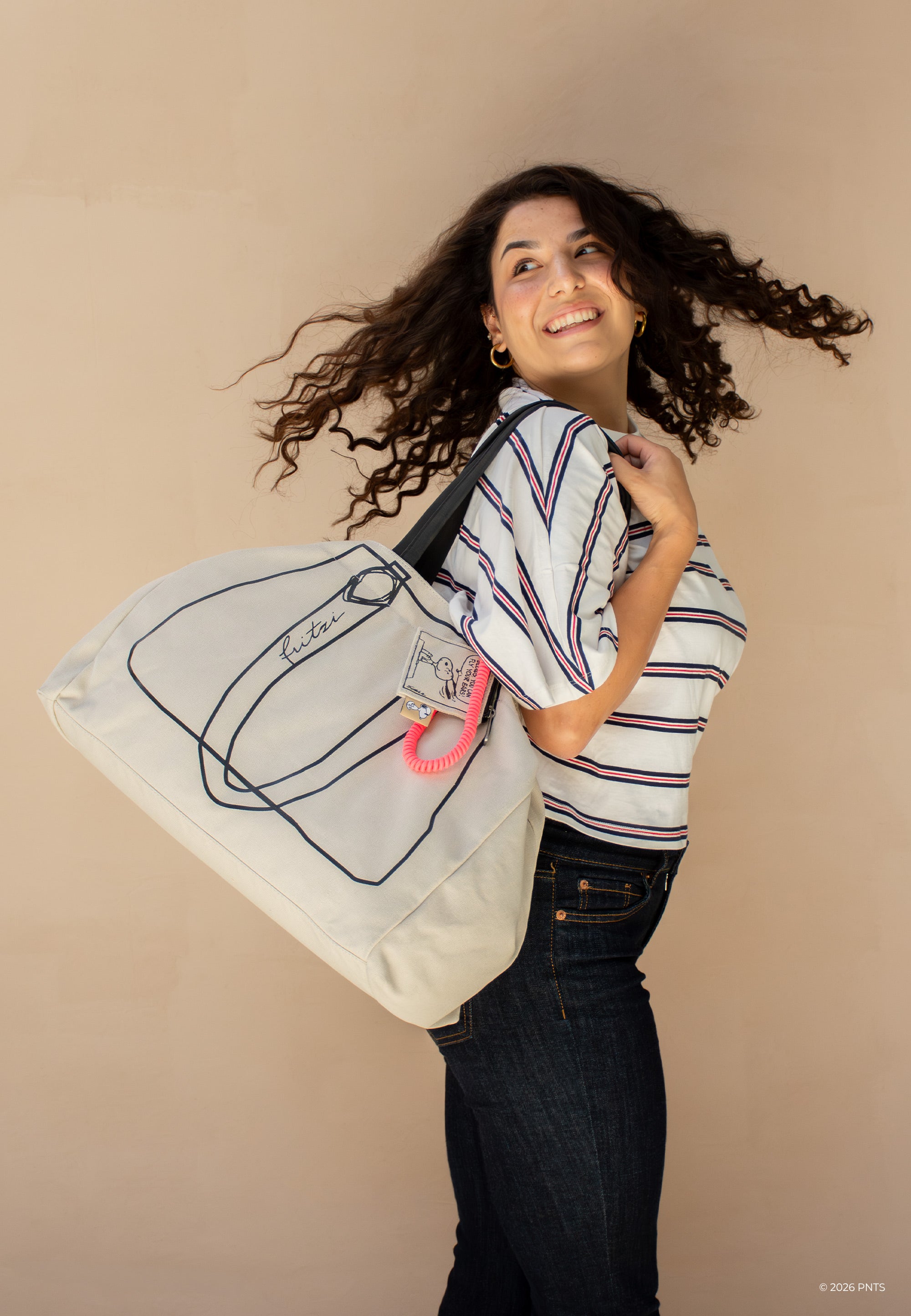 fritzi-aus-preu-en-izzy-easy-sketched-snoopy-shopper-canvas image 1